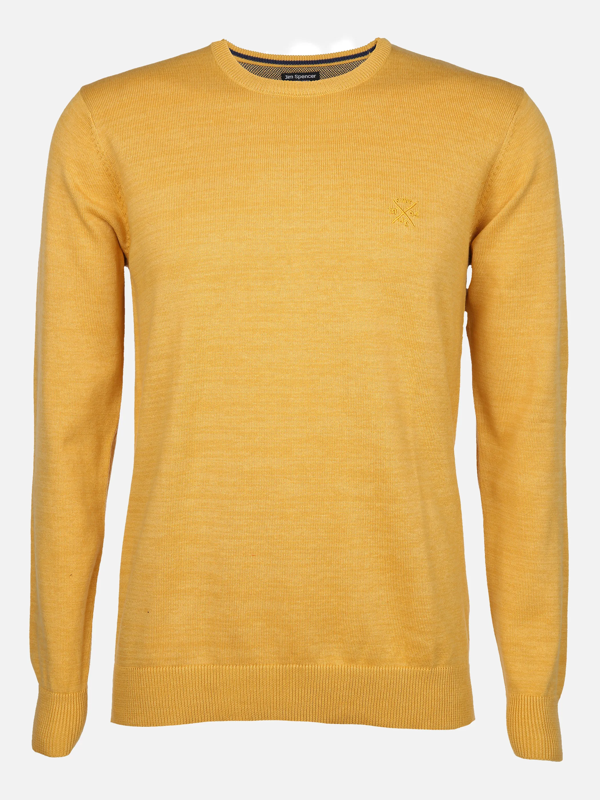 Jim Spencer He. Pullover uni basic RH Gelb 852322 YELLOW MEL 1