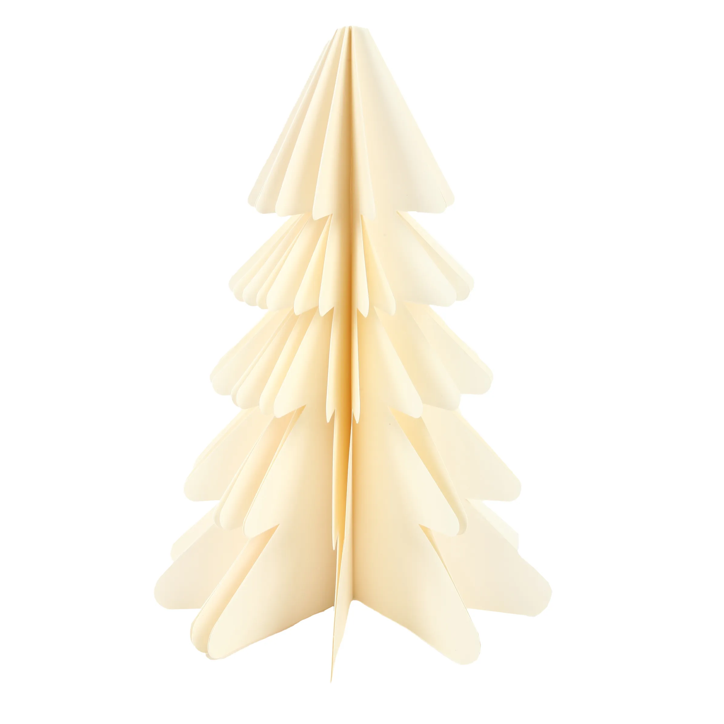 Weihnachten Papier Weihnachtsbaum 30cm mit Silber 886627 HELLGRAU 1