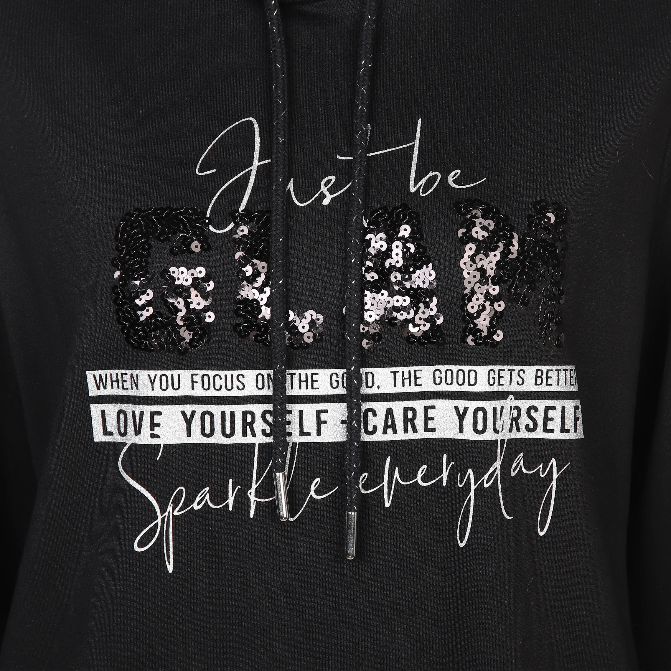 Lisa Tossa Da-Edelsweatshirt m. Kapuze Schwarz 886870 SCHWARZ 3 Lisa Tossa Da-Edelsweatshirt m. Kapuze Schwarz 886870 SCHWARZ 3