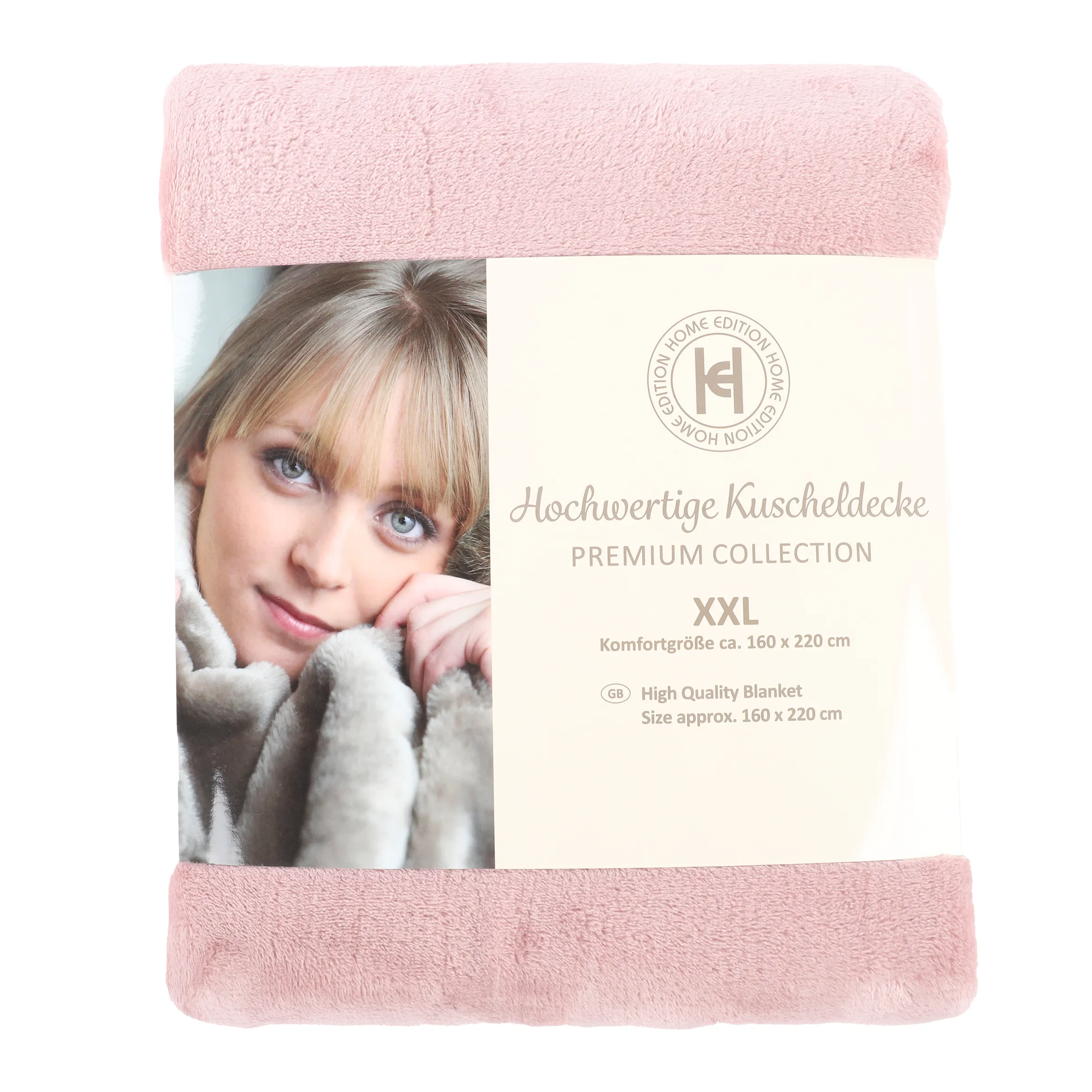 Deko Artikel Kuscheldecke XXL 160x220 Rosa 890088 ROSA 2