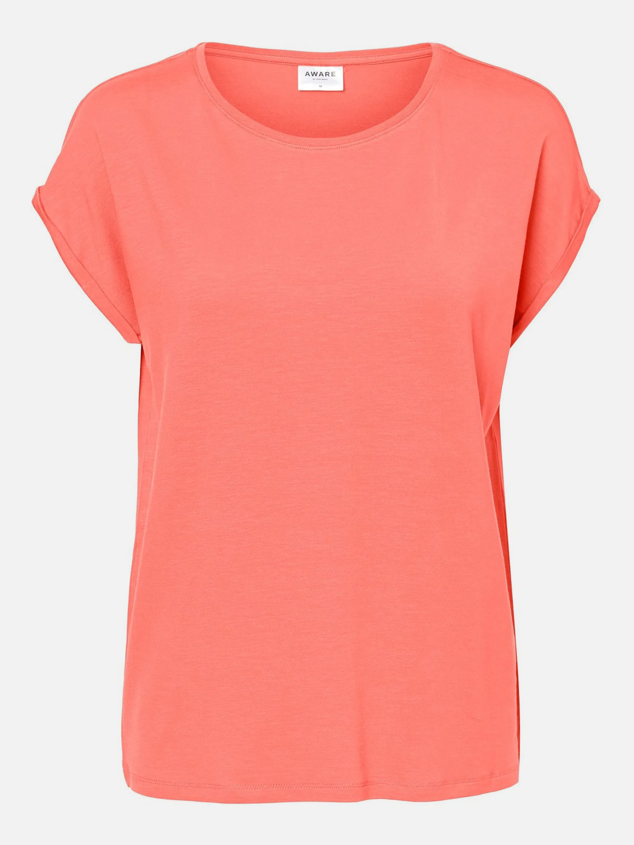 Vero Moda 10187159 VMAWARE PLAIN SS TOP Orange 767201 175646 1