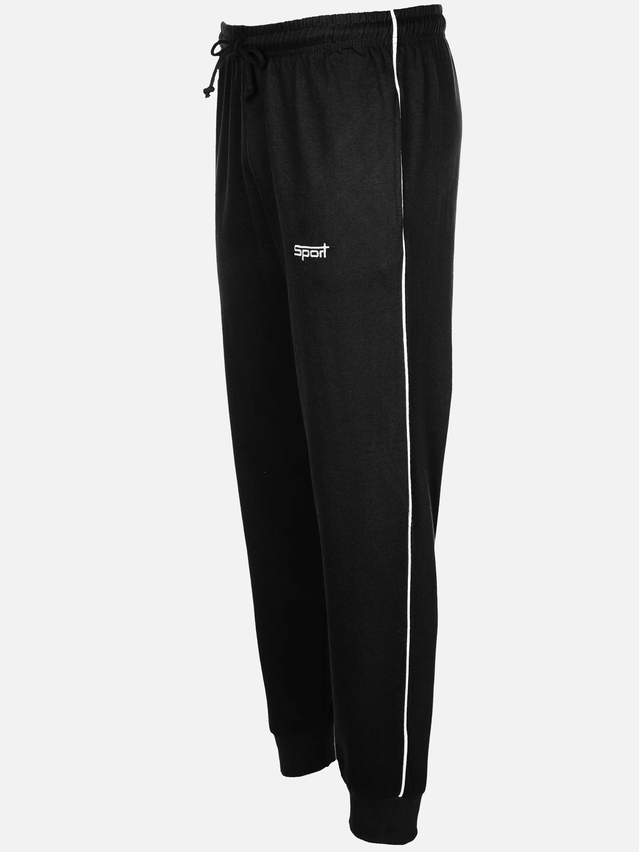 Grinario Sports He-Jogginghose m. Bündchen Schwarz 911579 BLACK 3