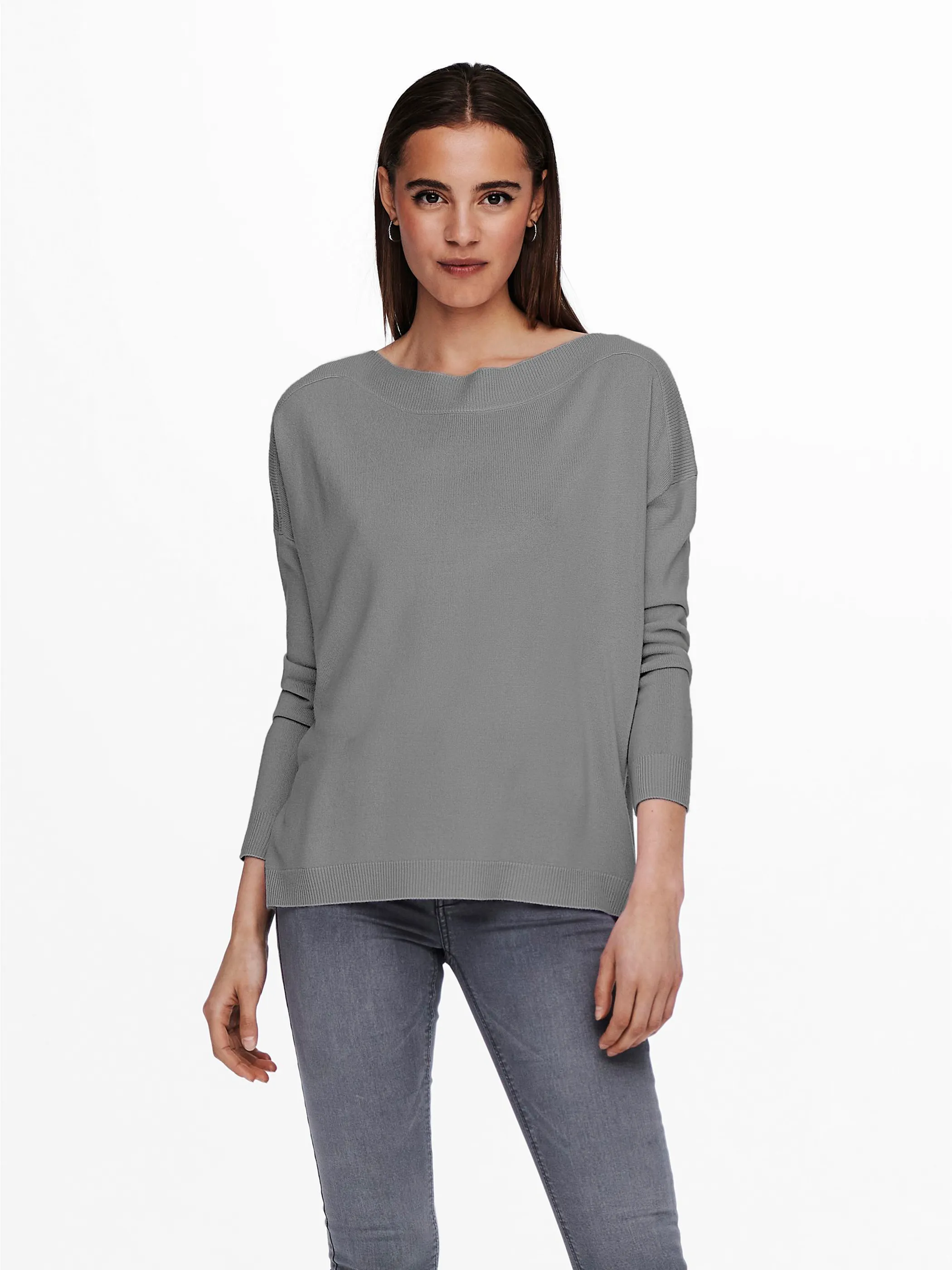 Only 15231415 ONLAMALIA L/S BOATNEC Grau 855064 179075 3 Only 15231415 ONLAMALIA L/S BOATNEC Grau 855064 179075 3