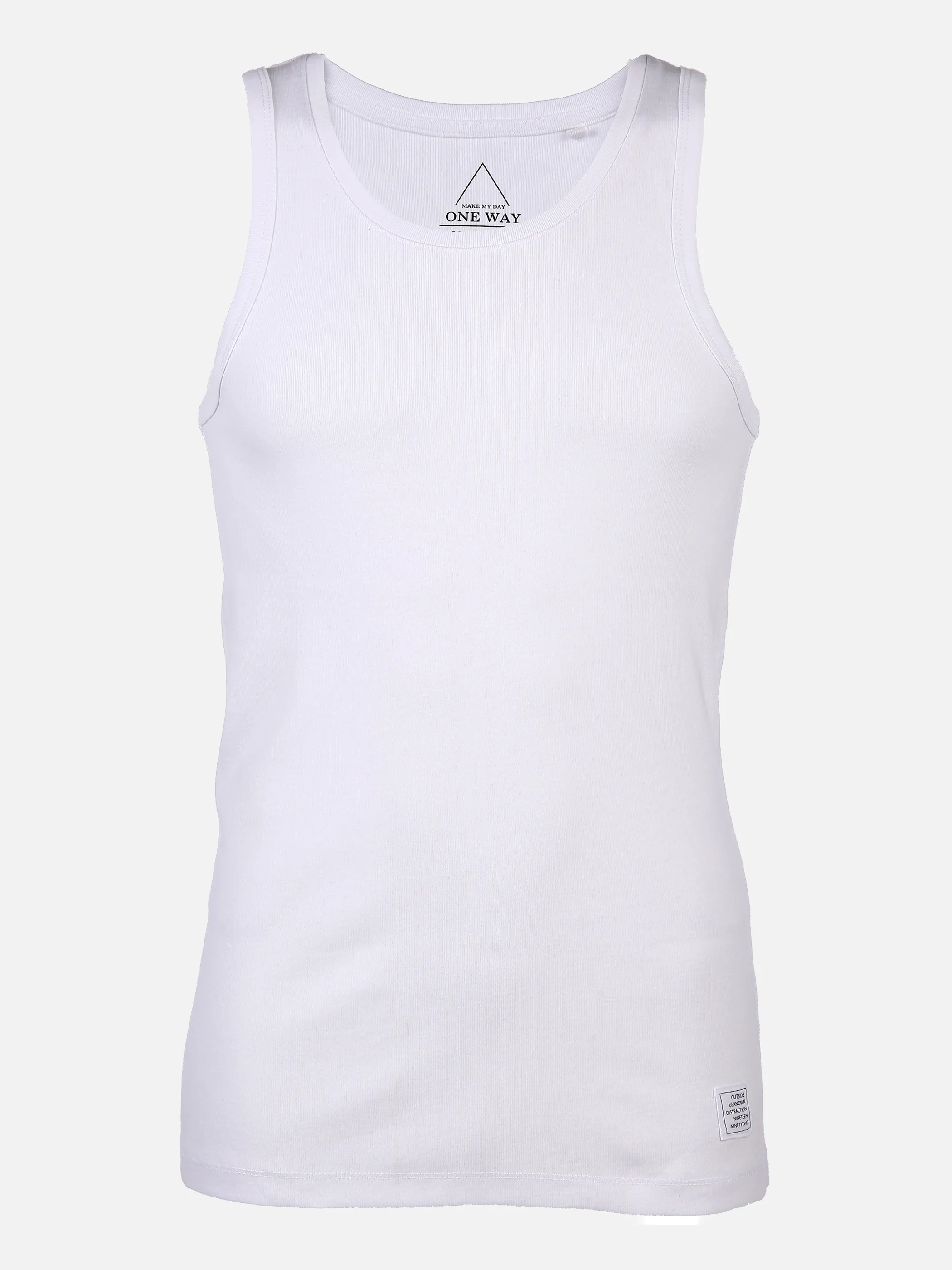 One Way YF-He-Tank Top Rundhals Weiß 832745 WHITE 1
