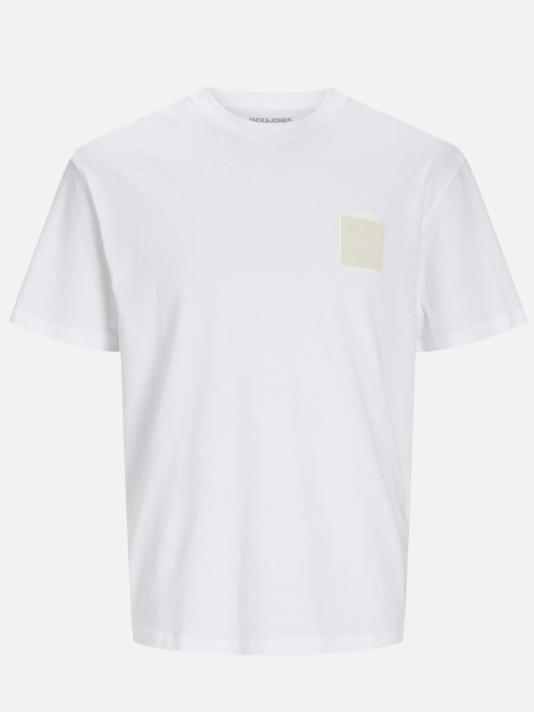Jack Jones 12262340 JCOTONE PRINT TEE SS Weiß 898063 178074 1