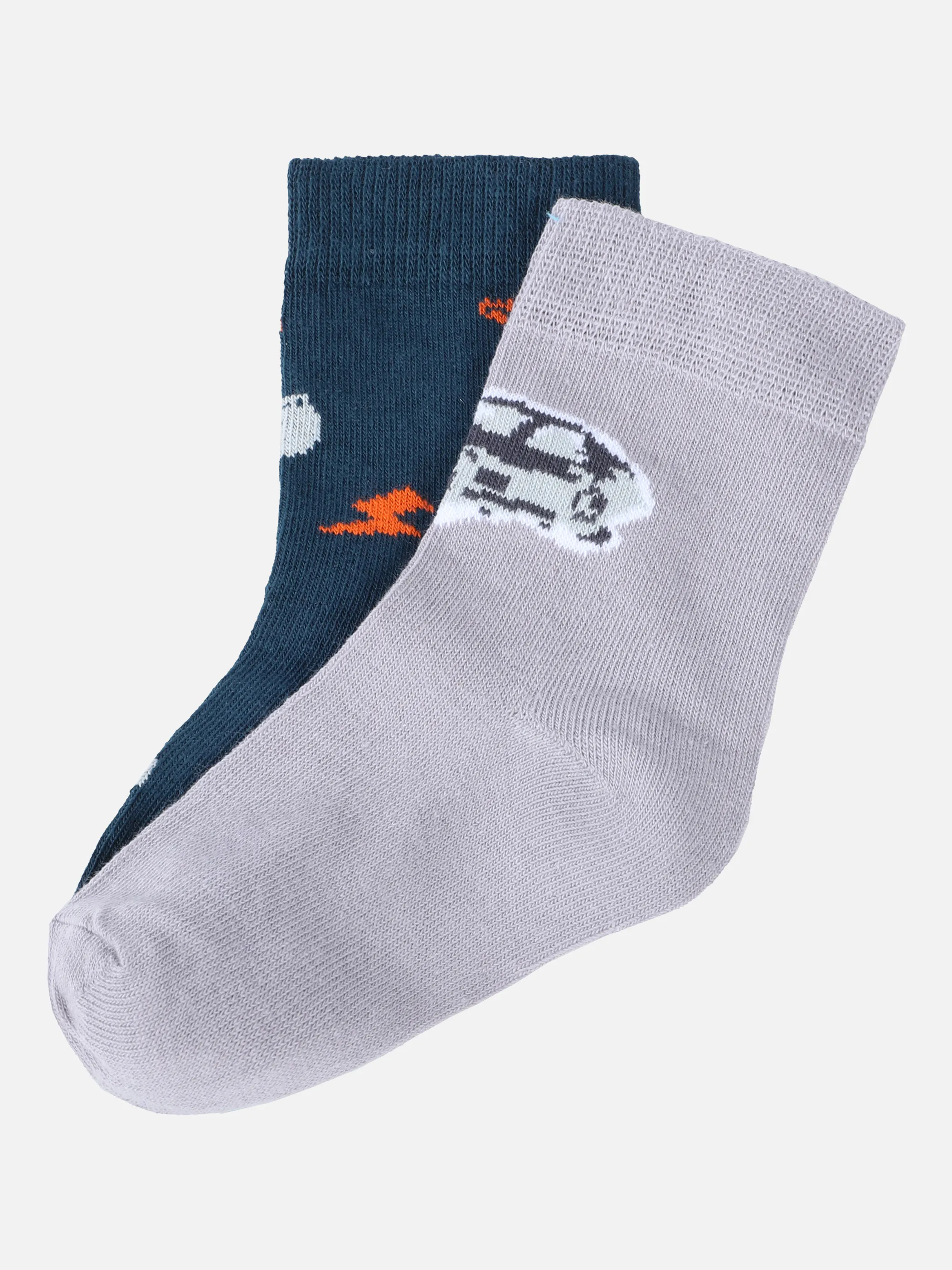 Stop + Go MB Socken 2er Pack Car/Bike Blau 865102 BLUE/GREY 1 Stop + Go MB Socken 2er Pack Car/Bike Blau 865102 BLUE/GREY 1
