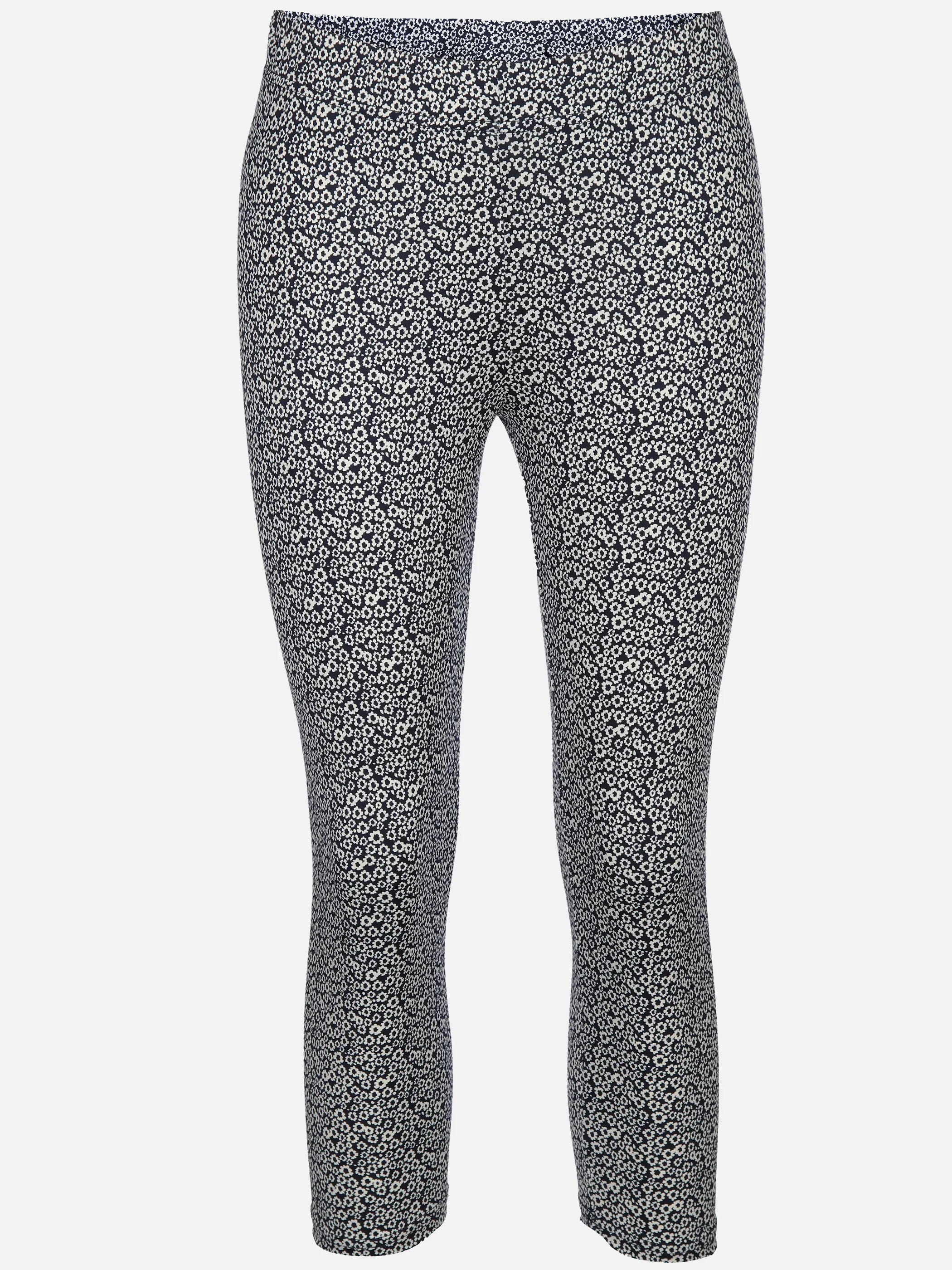 Sure Da-Capri-Leggings m. Print Marine 911205 FLOWERS MR 1