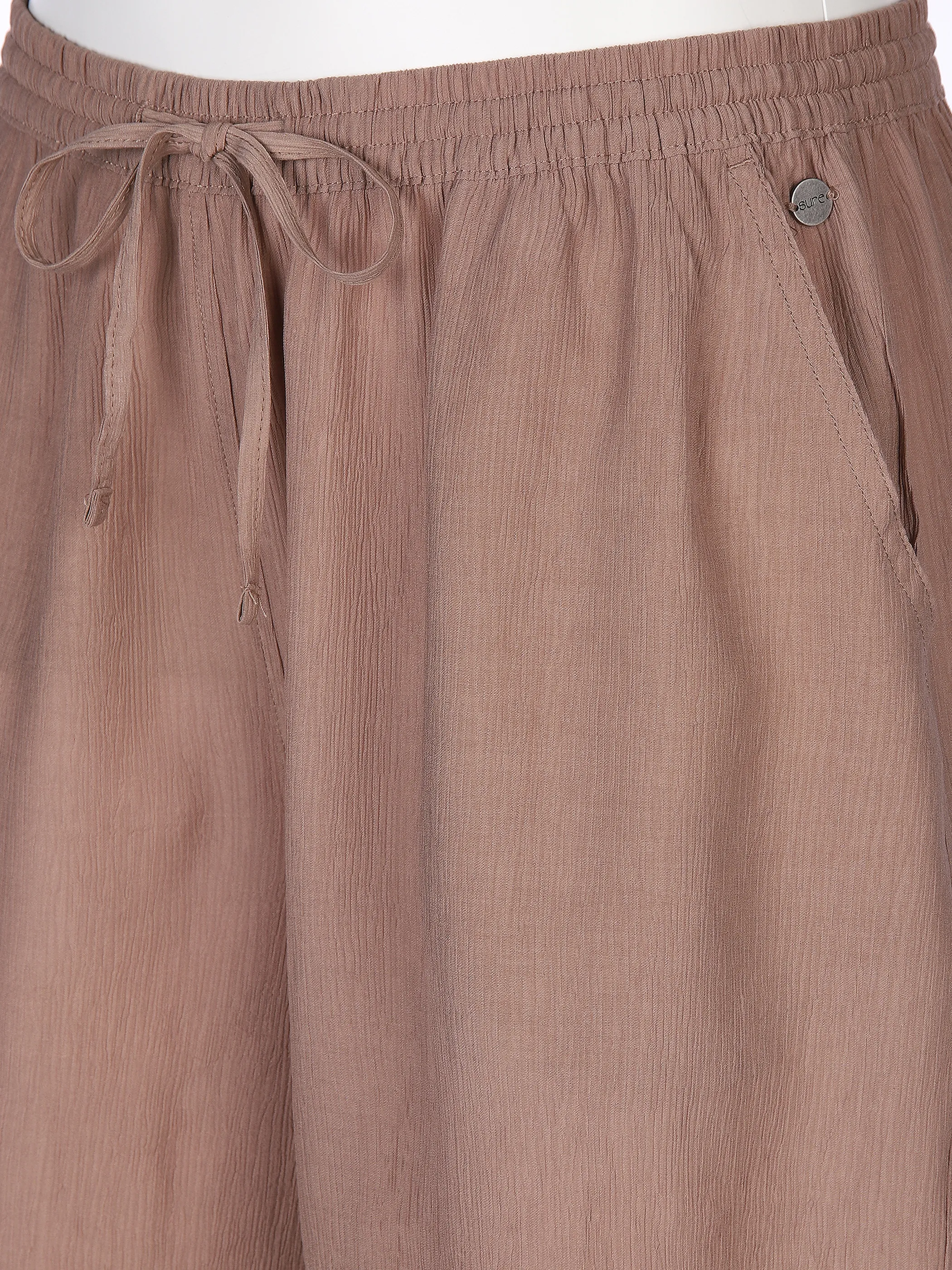 Sure Da-Short m. Knitteroptik Braun 862512 SAHARA 3 Sure Da-Short m. Knitteroptik Braun 862512 SAHARA 3