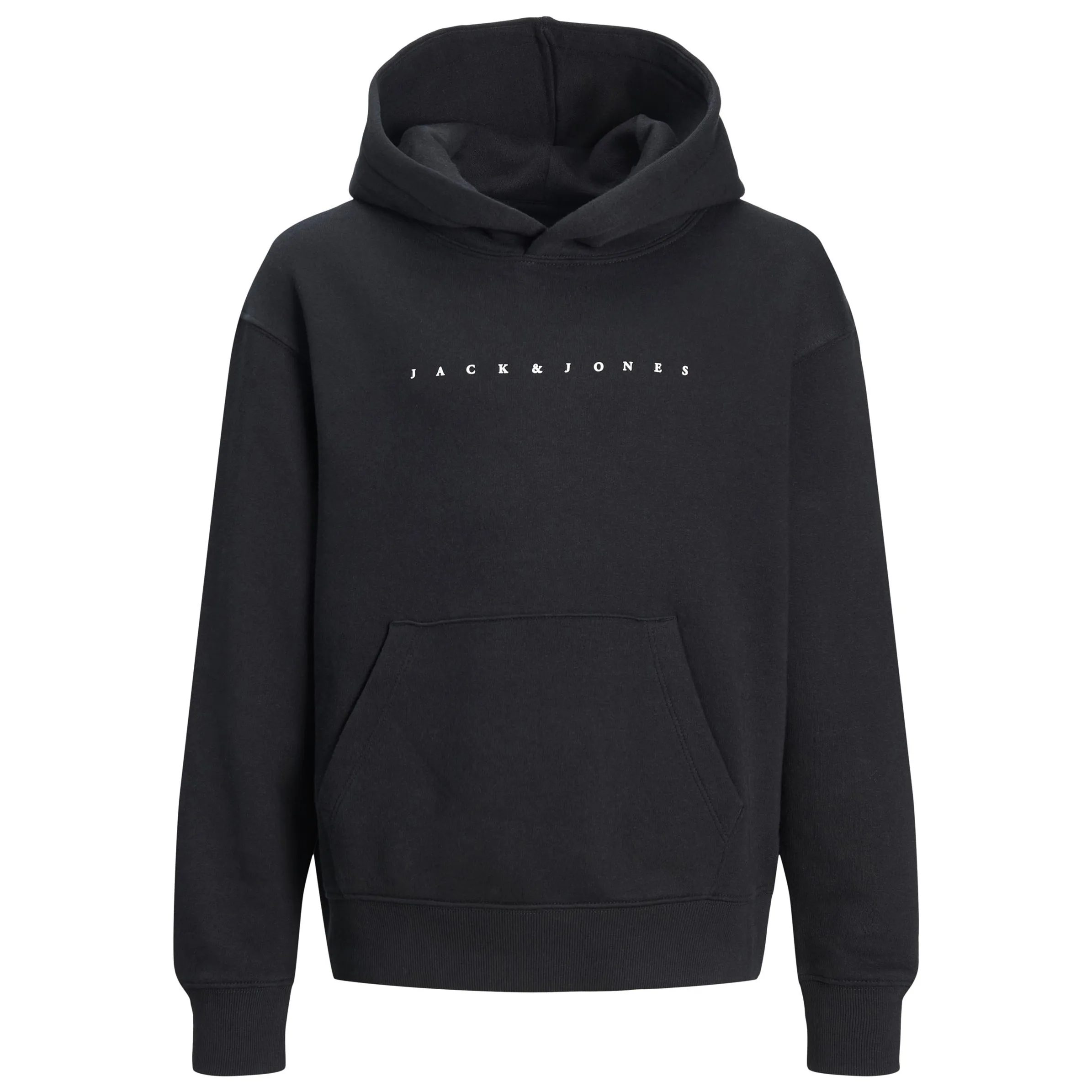 Jack&Jones Junior 12237468 JJESTAR JJ SWEAT HOOD Schwarz 879587 178012001 1