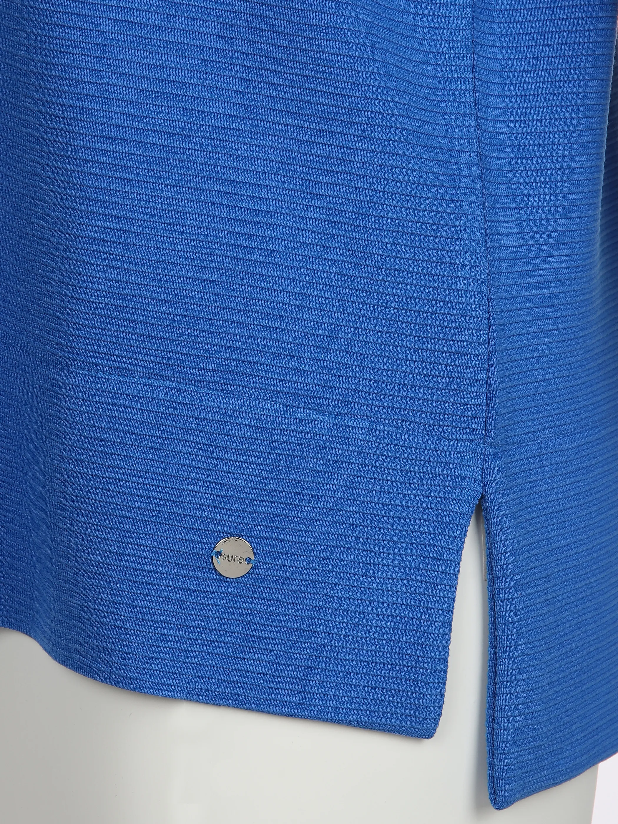 Sure Da-Ottoman-Jaquard-Shirt Blau 889315 INK BLUE 3