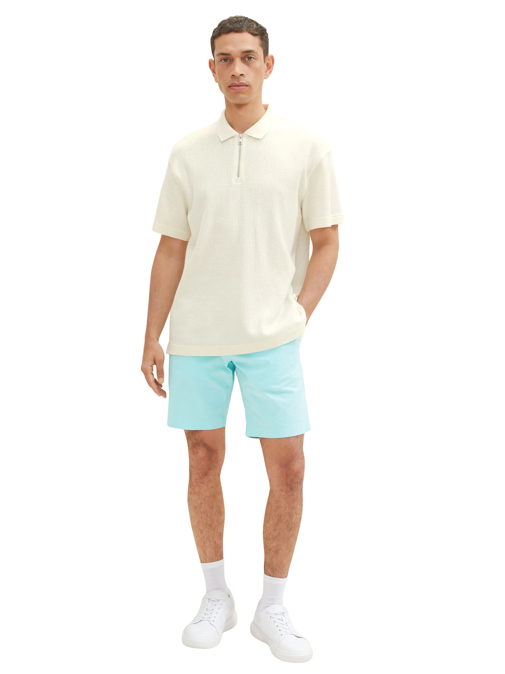 Tom Tailor 1036305 regular tech chino shorts Blau 880578 31046 4