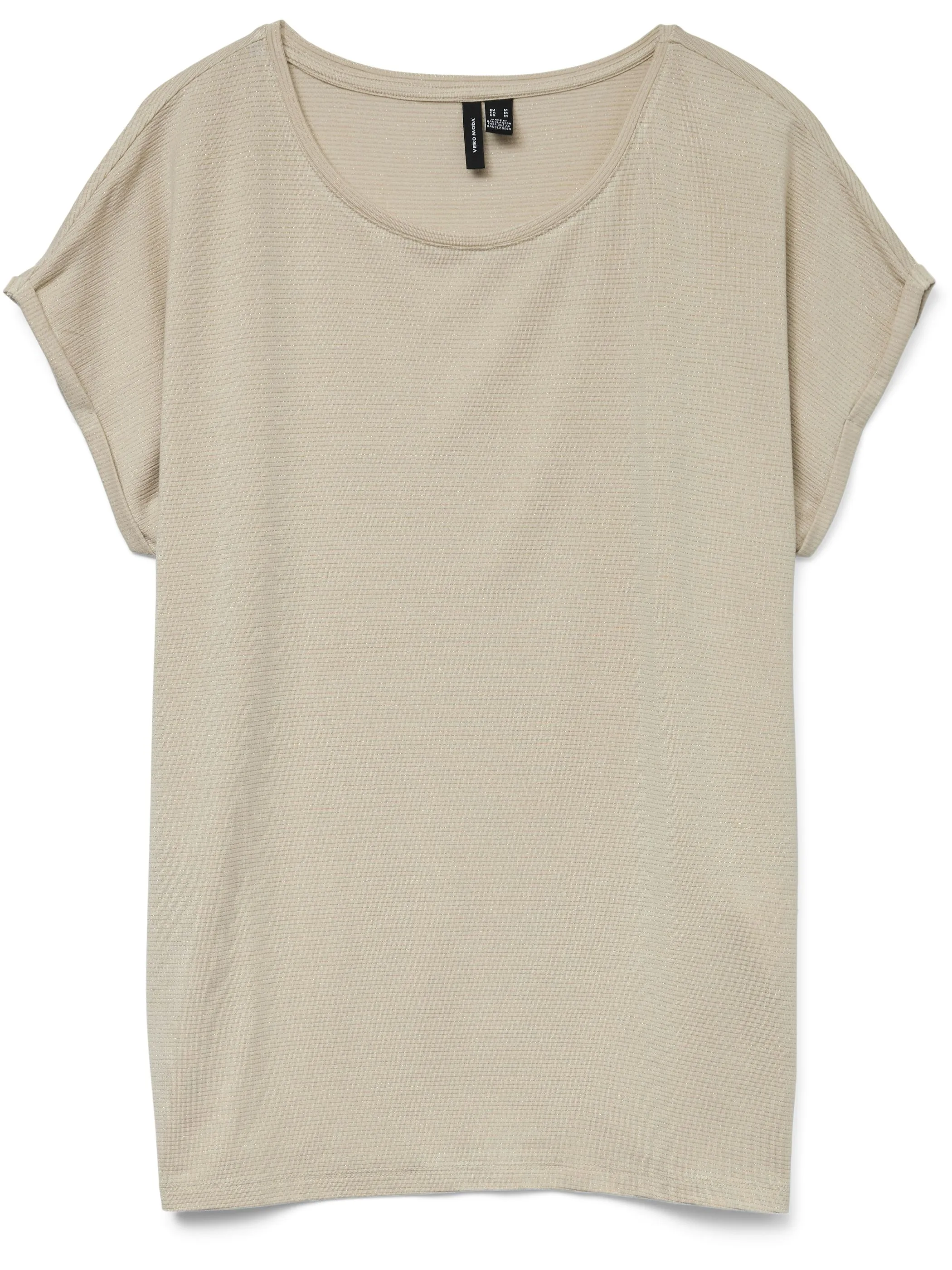 Vero Moda 10250488 VMLAVA PLAIN SS TOP L Weiß 852566 175626003 1