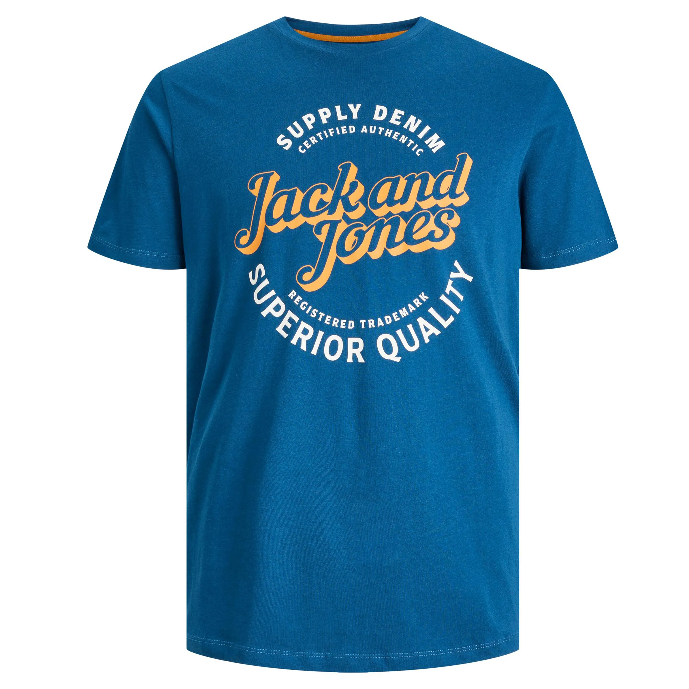 Jack Jones 12235218 JJMIKK TEE SS CREW NE Blau 880384 259195001 1