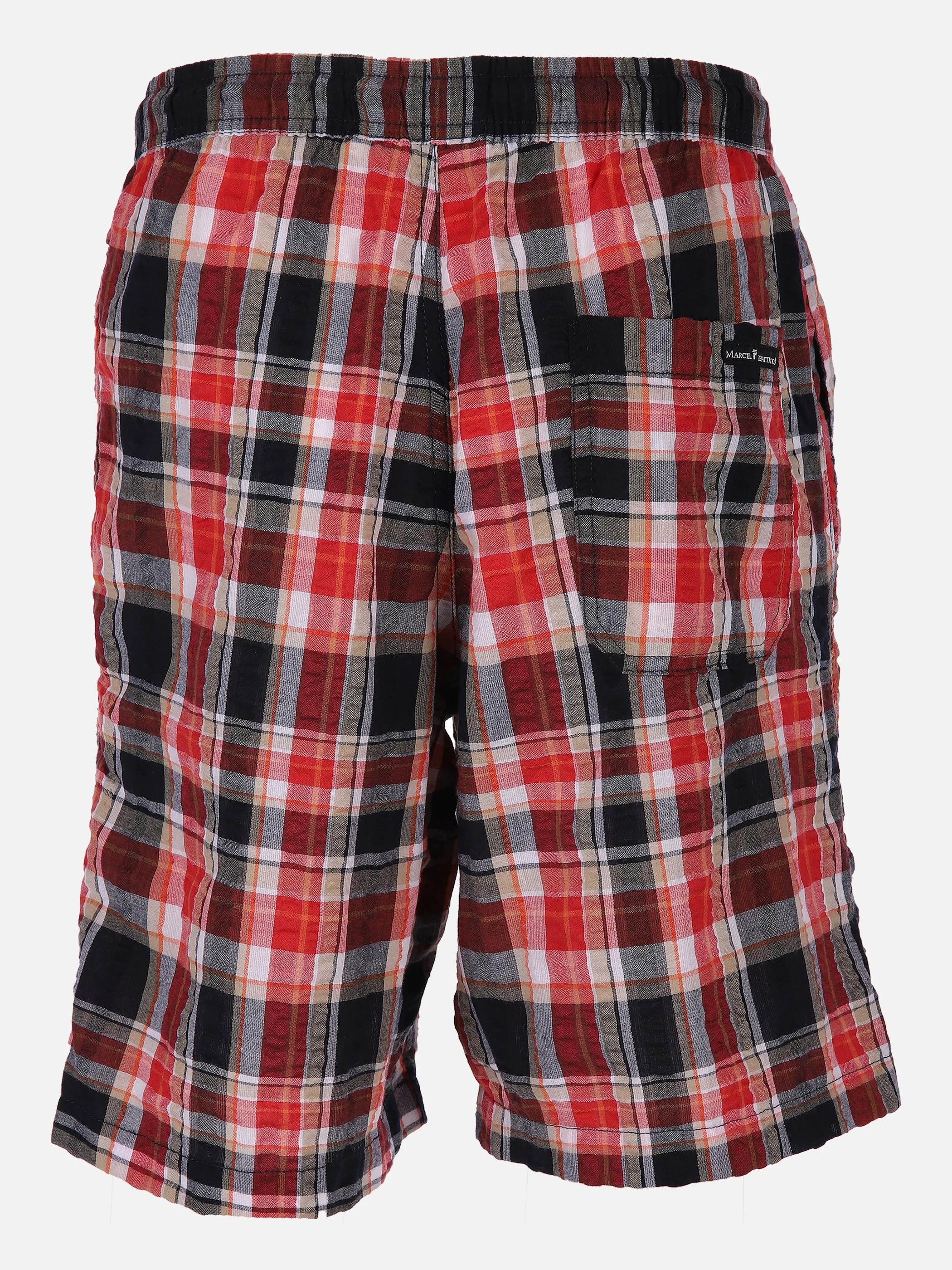 Marcel Battiston He. Seersuckershort Orange 831218 ORANGE 2 Marcel Battiston He. Seersuckershort Orange 831218 ORANGE 2