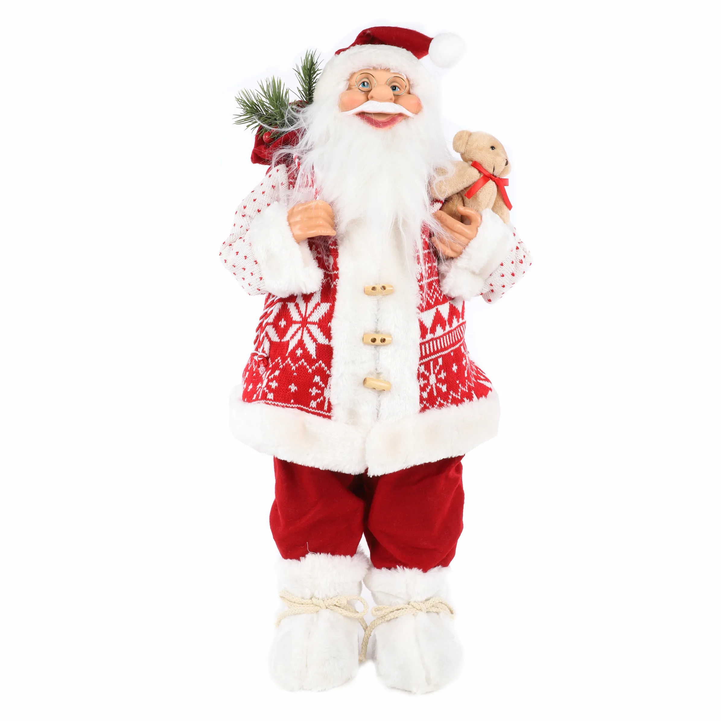 Weihnachten Weihnachtsmann stehend 60cm Rot 884040 ROT/WEIß 1