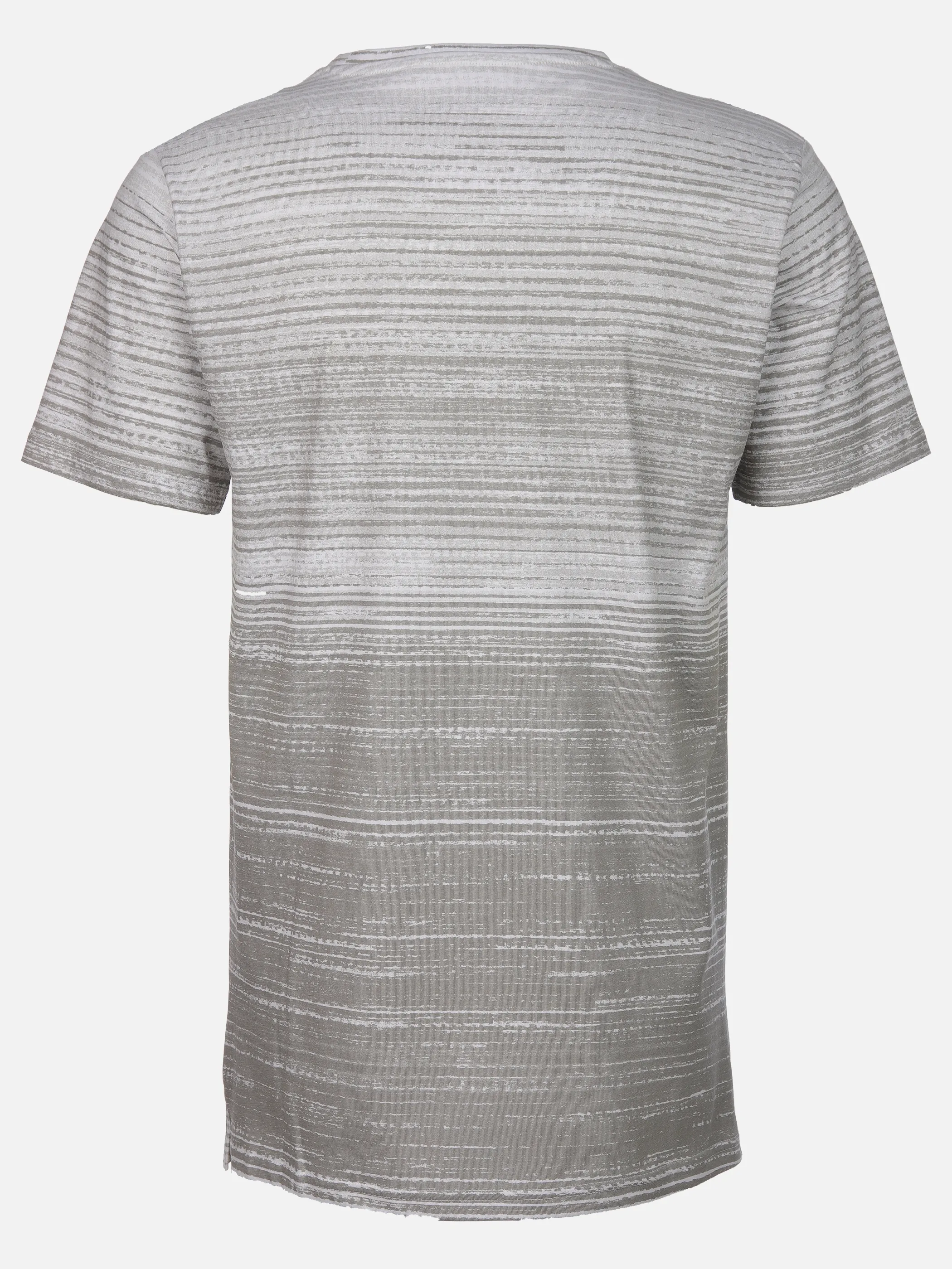Jim Spencer He. T-Shirt 1/2 Arm allover stripe Weiß 910841 WHITE 2