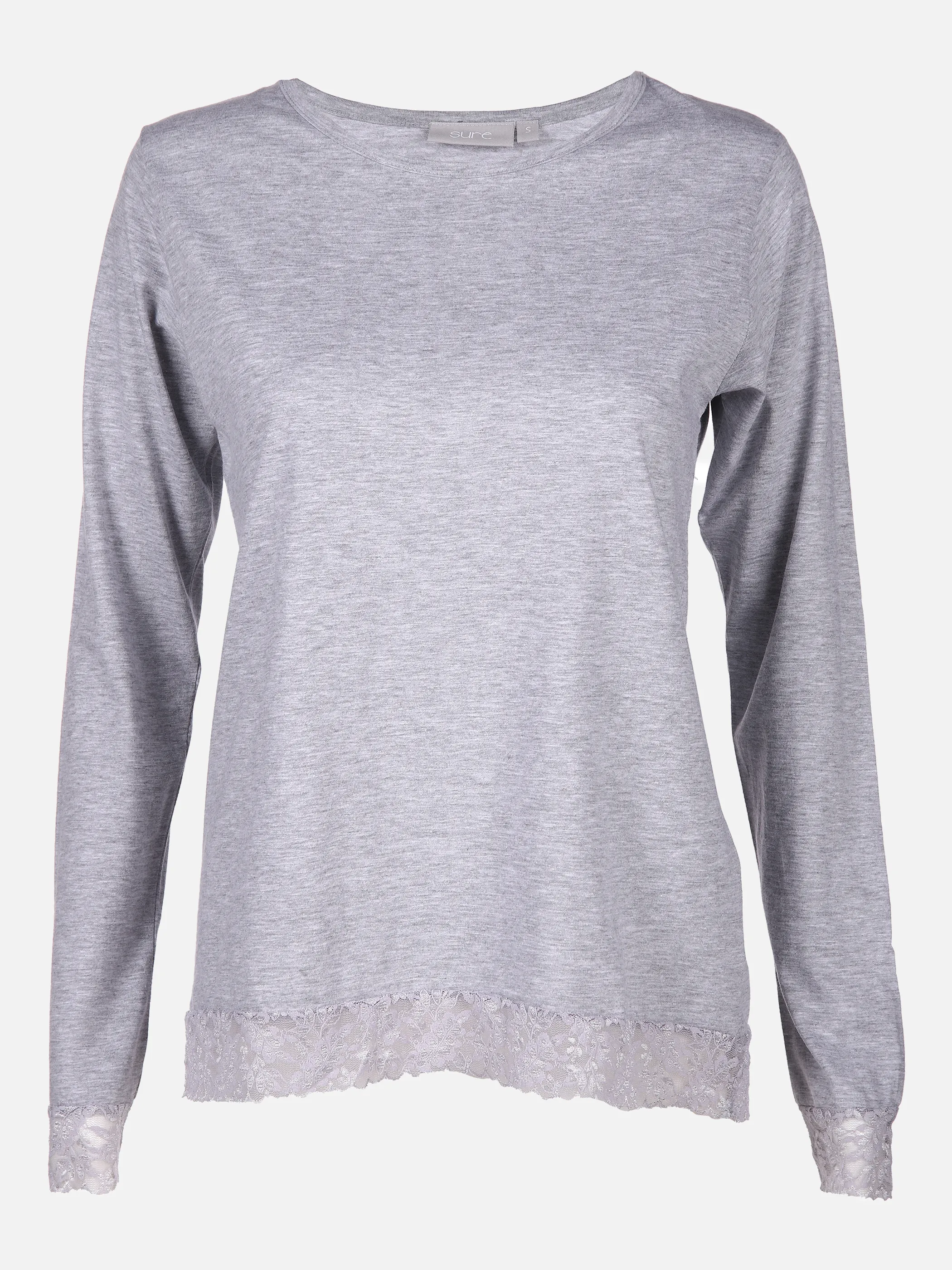 Sure Da. Shirt Spitze Grau 844917 GREY 1