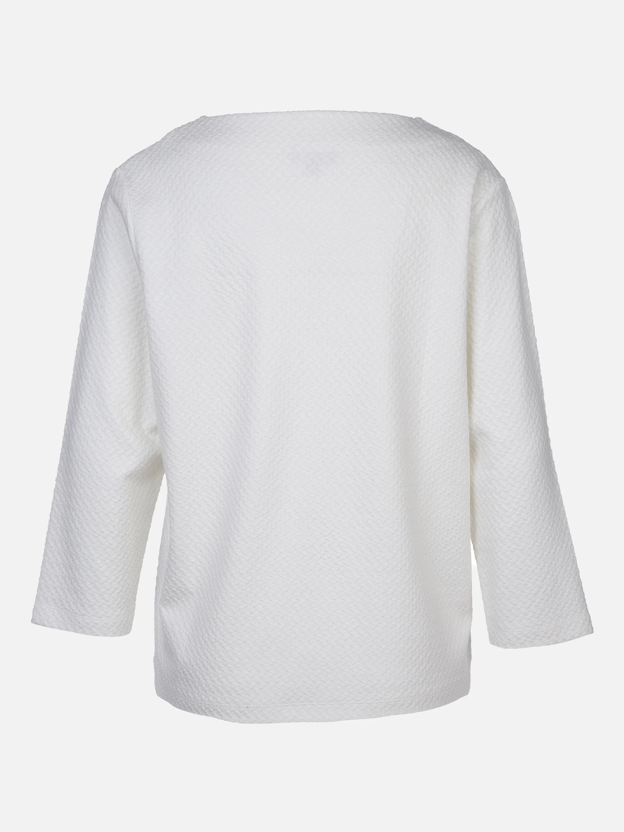 Sure Da-Jaquardsweatshirt m.Stehkragen Weiß 872615 OFFWHITE 2