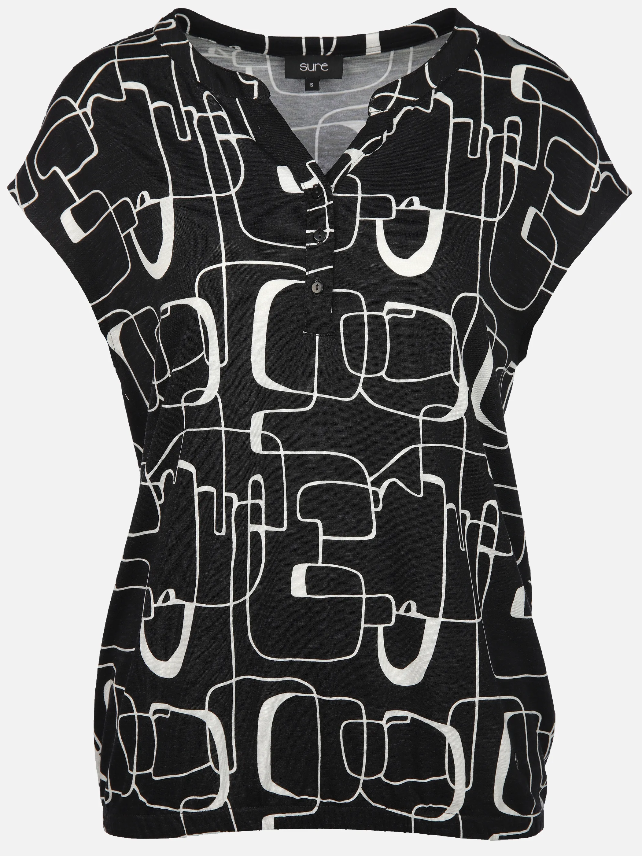 Sure Da-Print-Shirt Schwarz 907082 SCHWARZ 1