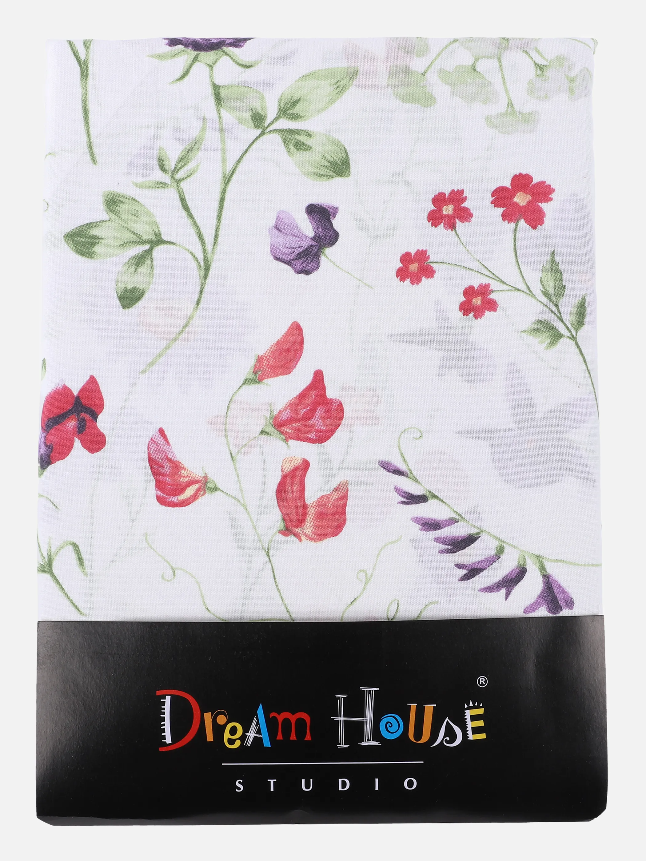 Dream House Bettwäsche AOP Blumen 135x200 Weiß 875704 WEIßBLUMEN 3