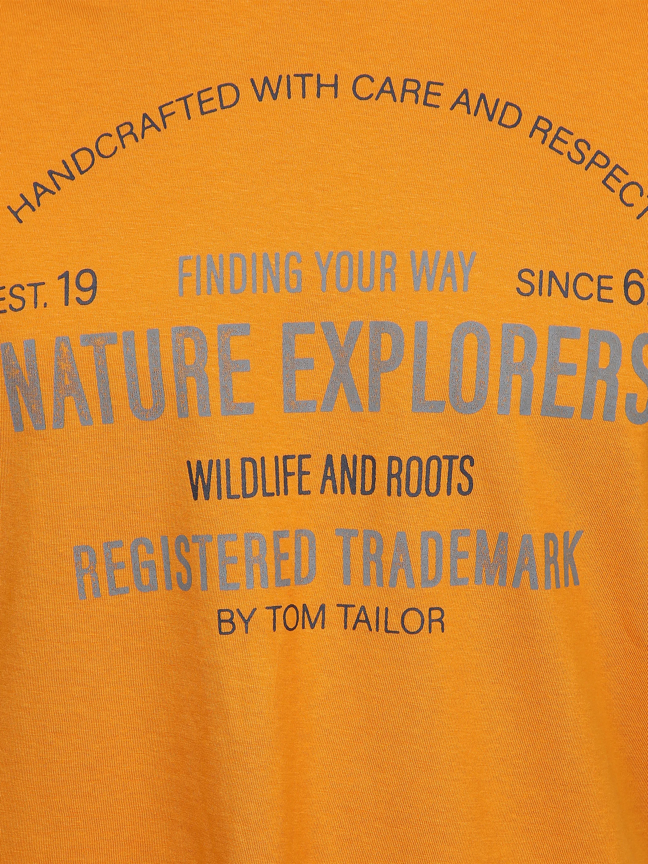 Tom Tailor 1027413 printed t-shirt Braun 856775 10680 3