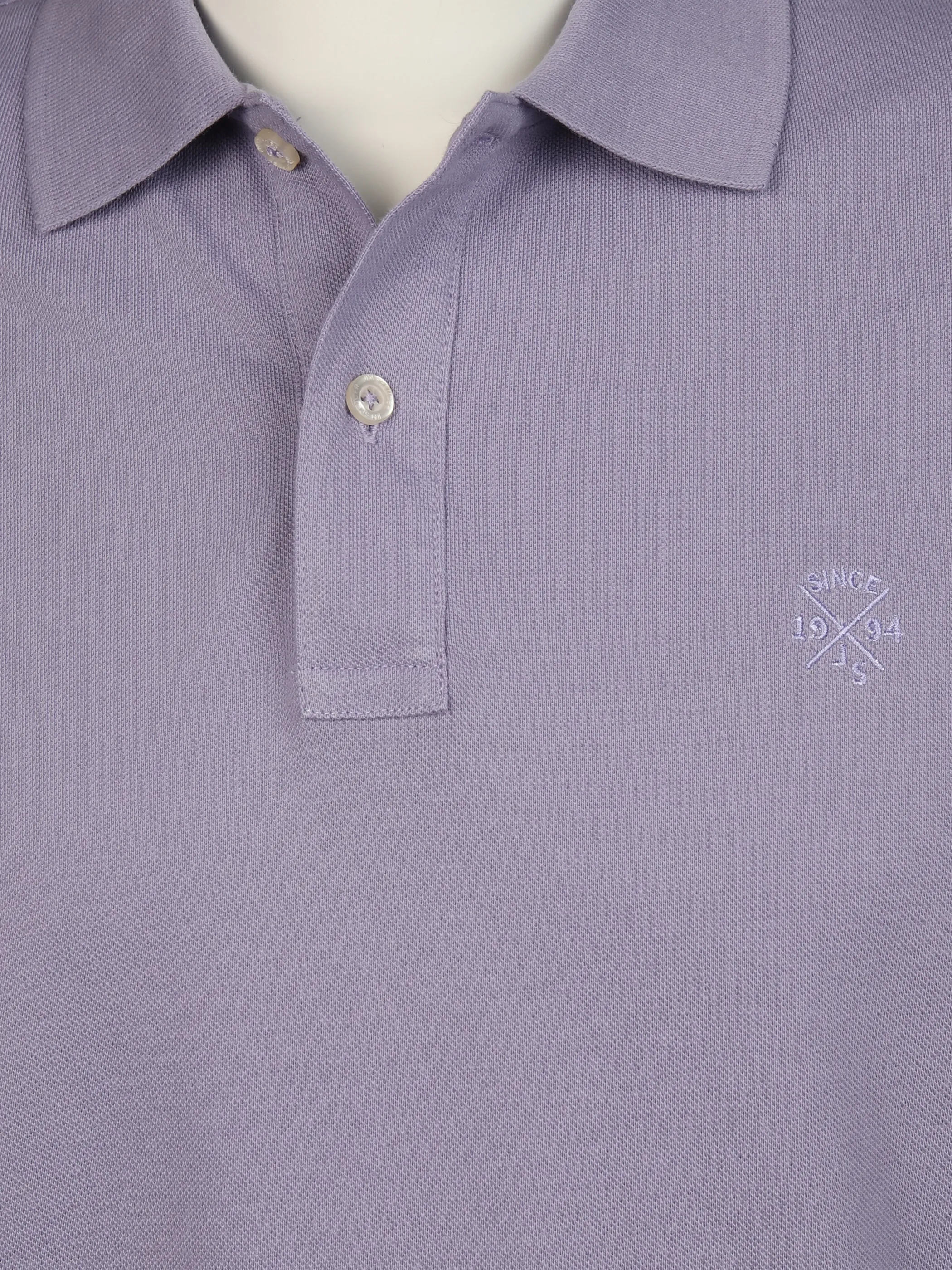 Jim Spencer He. Poloshirt 1/2 Arm uni basic Lila 890325 FLIEDER 3