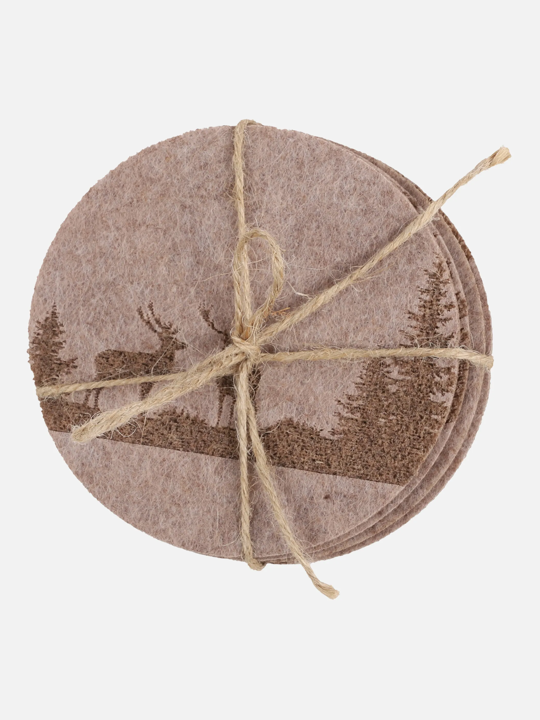 Weihnachten Untersetzer Filz Wald 4er D:10 Braun 866203 BRAUN 1 Weihnachten Untersetzer Filz Wald 4er D:10 Braun 866203 BRAUN 1