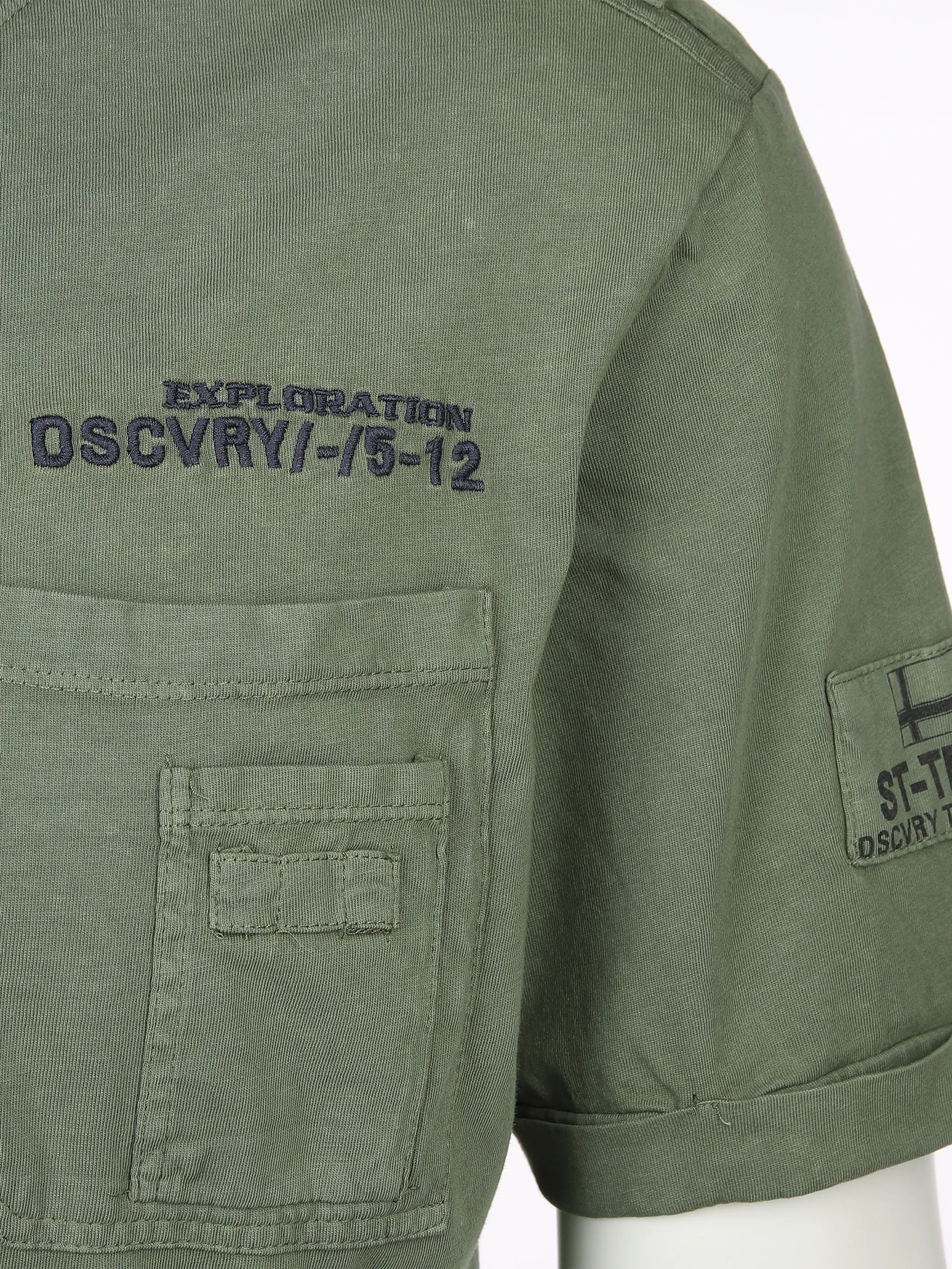 Southern Territory He. T-Shirt 1/2 Arm Cargo Oliv 893223 OLIVE 3
