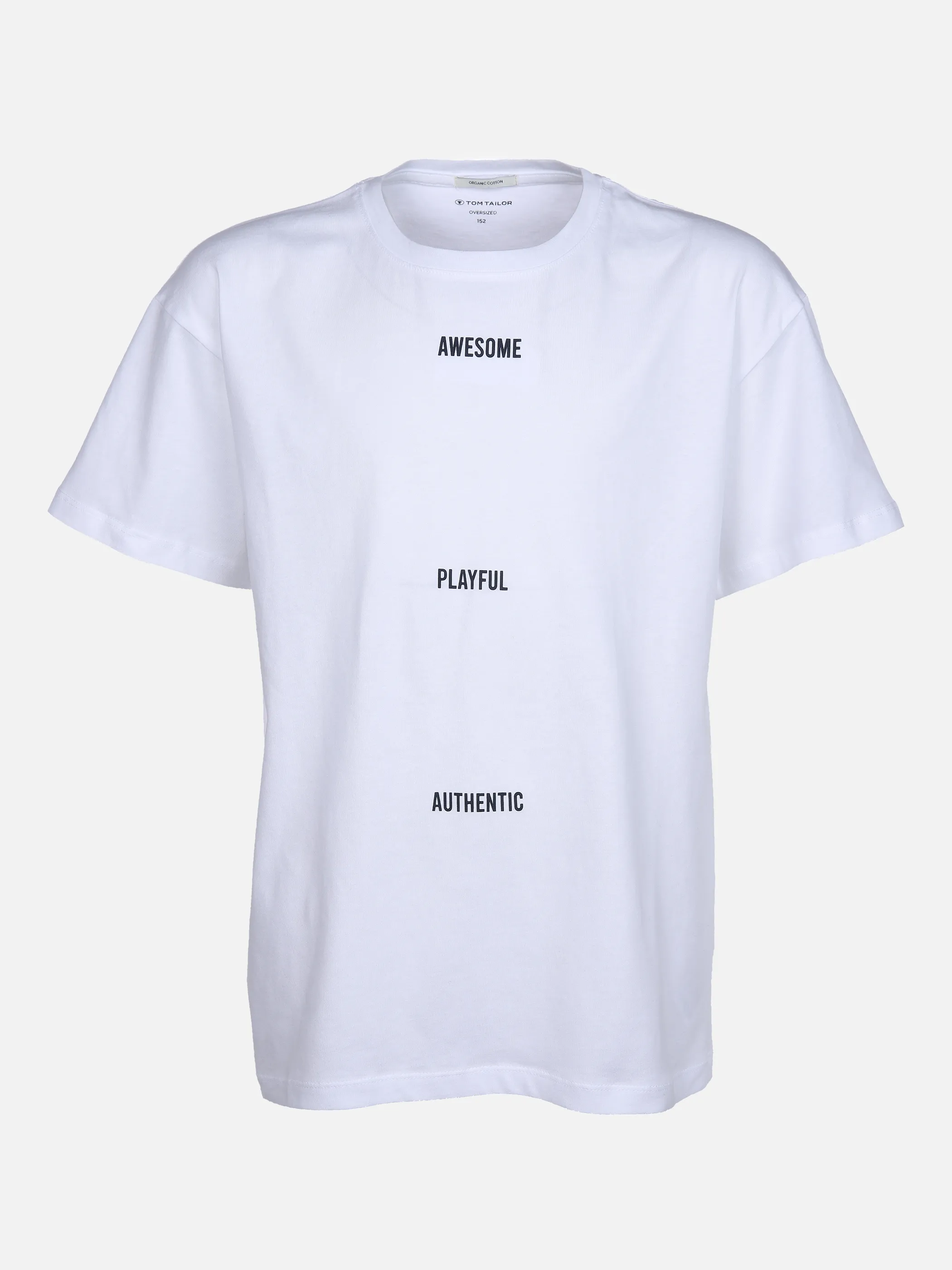 Tom Tailor 1030260 oversized wording t-sh Weiß 862612 20000 1 Tom Tailor 1030260 oversized wording t-sh Weiß 862612 20000 1