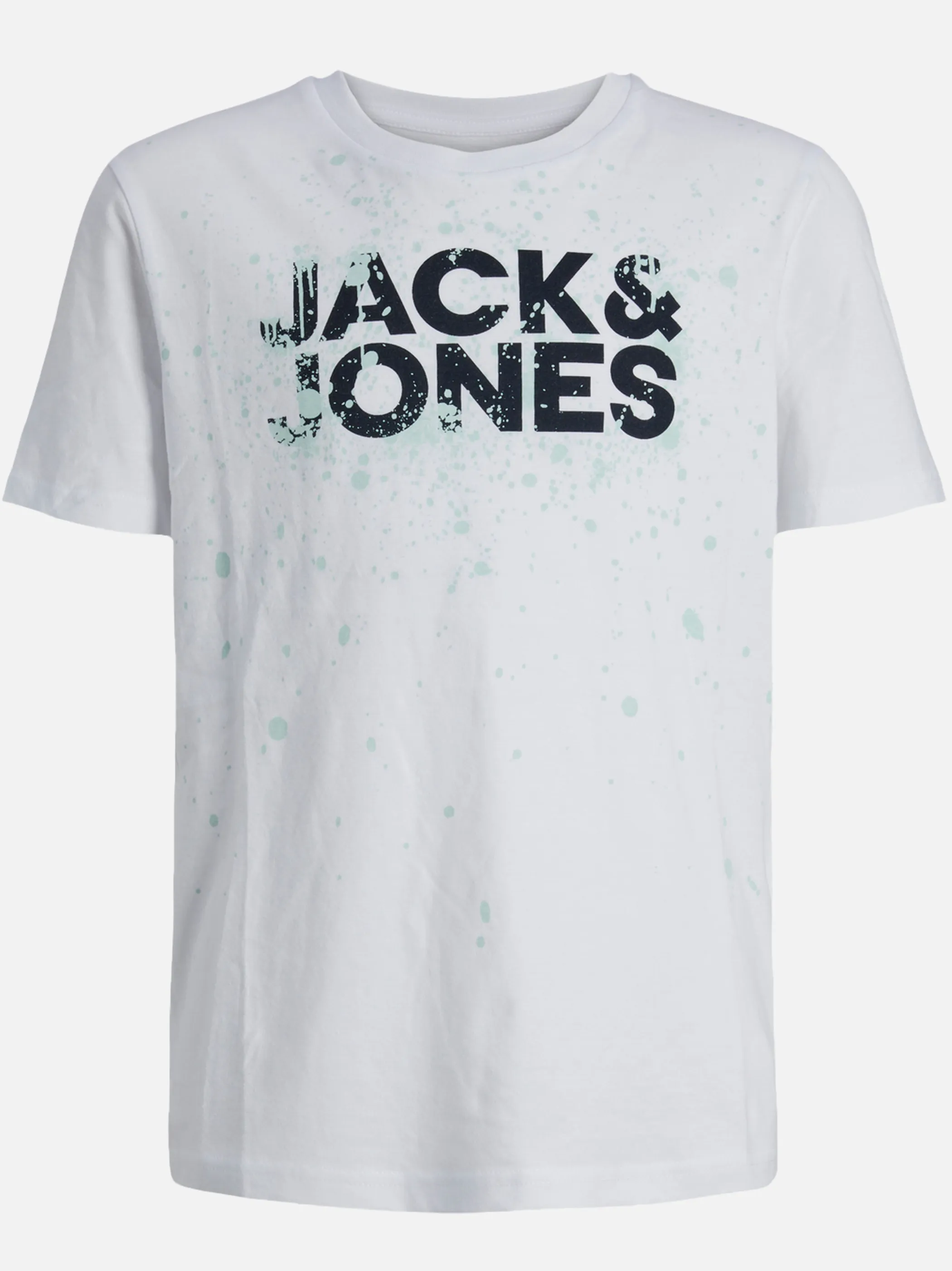 Jack&Jones Junior 12257415 JCOSPLASH SMU TEE SS Weiß 894883 178074 1