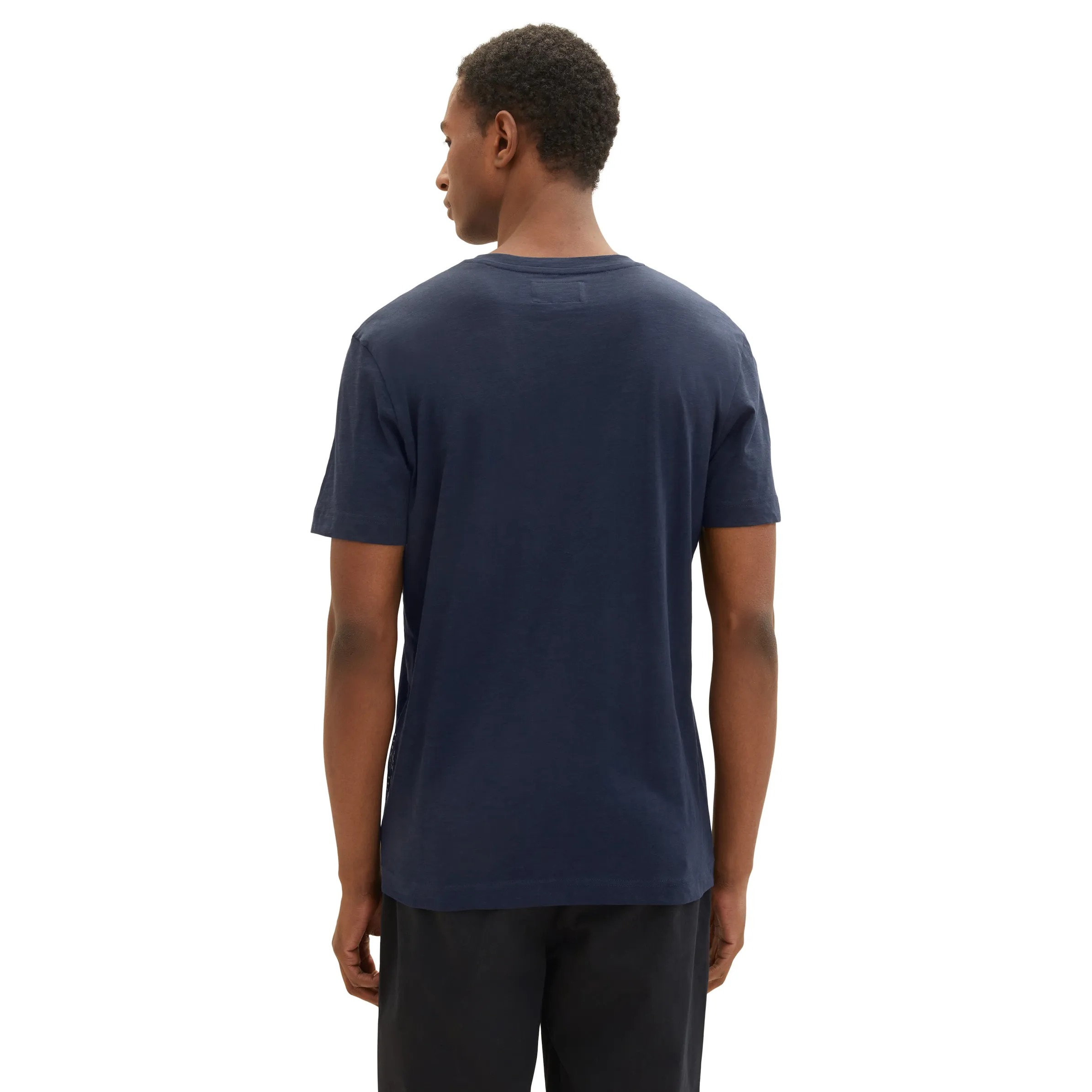 Tom Tailor 1036371 structured t-shirt with pocket Blau 880571 10668 2