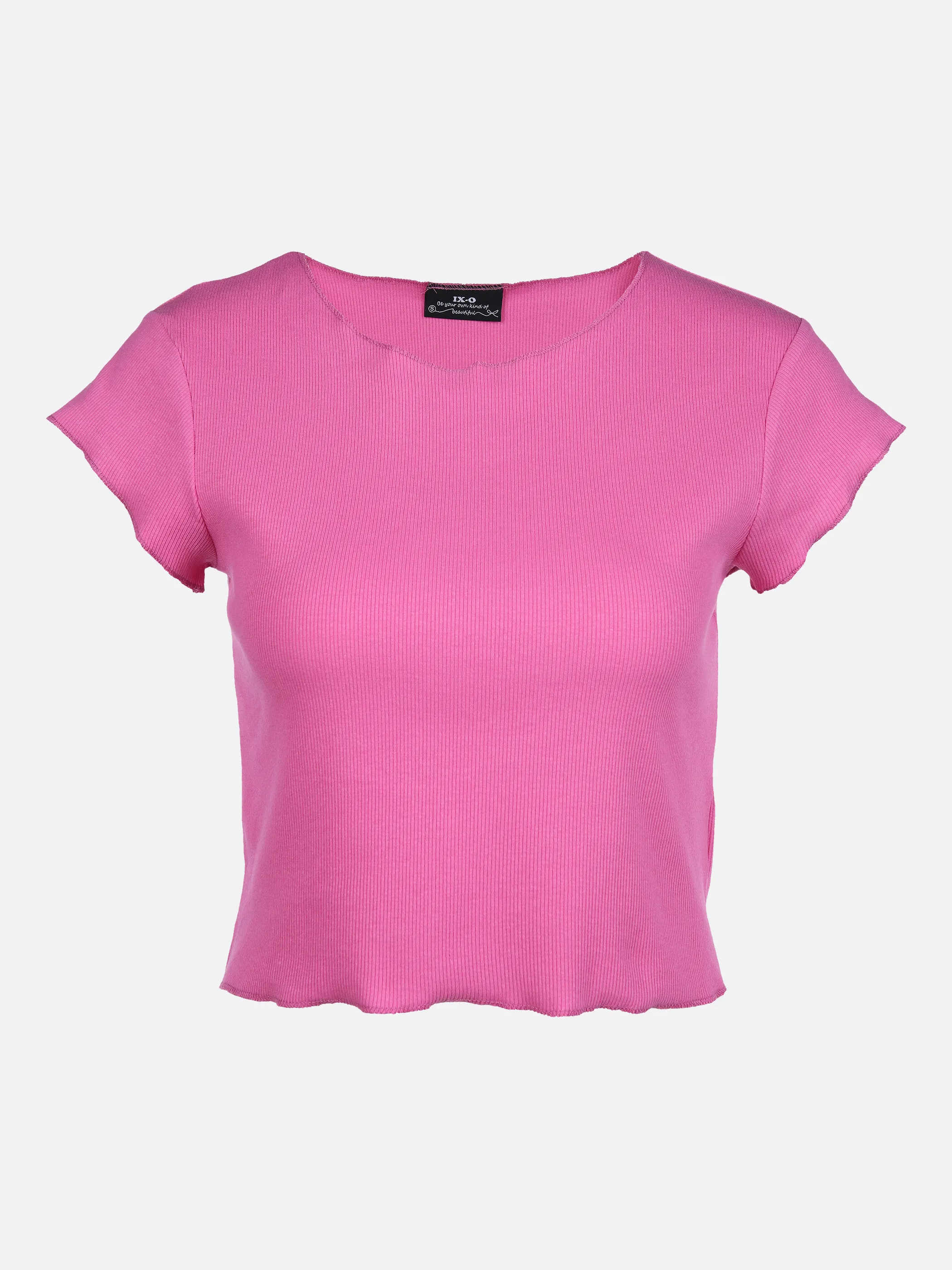 IX-O YF-Da-T-Shirt, cropped Pink 863684 17-2623TCX 1 IX-O YF-Da-T-Shirt, cropped Pink 863684 17-2623TCX 1