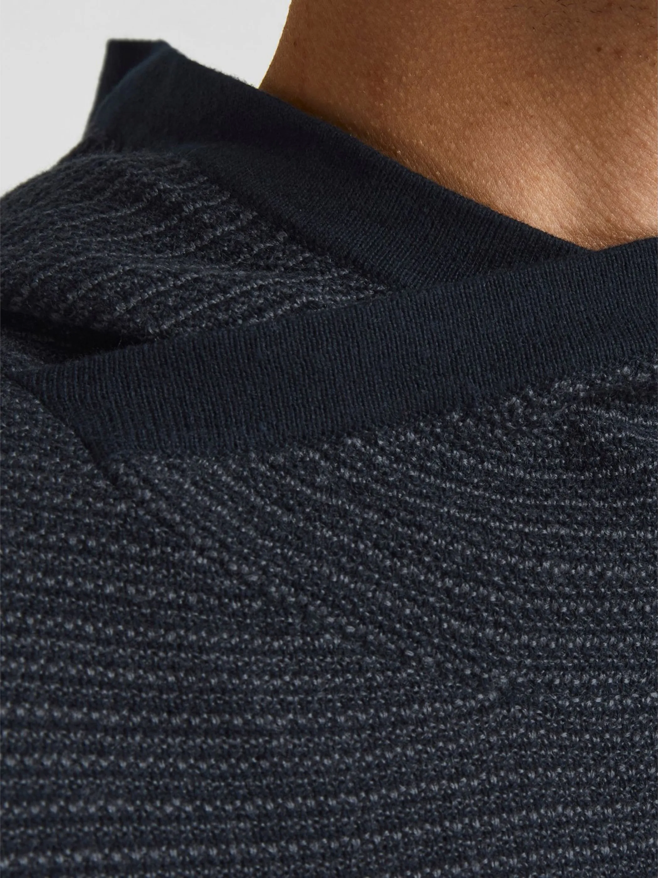 Jack Jones 12190230 JJSTEVE KNIT HOOD Blau 854386 175876002 4 Jack Jones 12190230 JJSTEVE KNIT HOOD Blau 854386 175876002 4