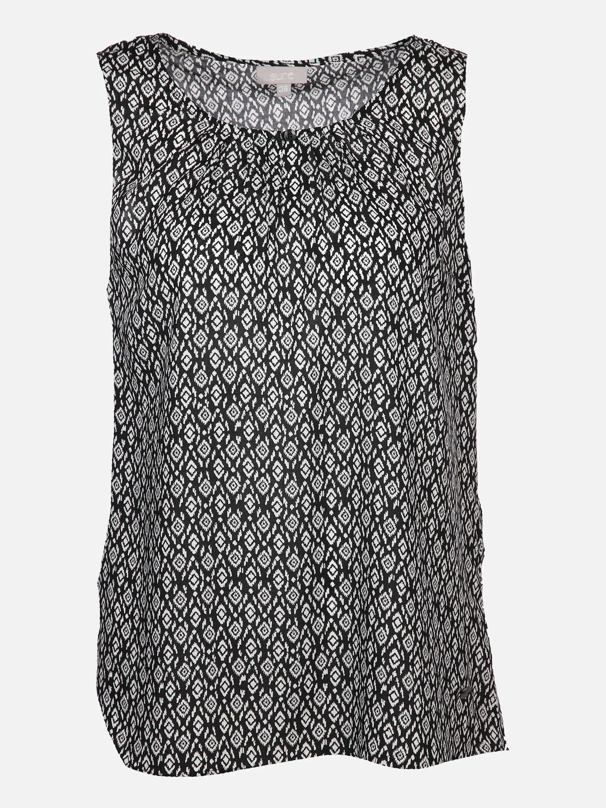 Sure Da-Top m. Knöpchen am Ausschni Weiß 876492 WEIß/SCHW 1 Sure Da-Top m. Knöpchen am Ausschni Weiß 876492 WEIß/SCHW 1