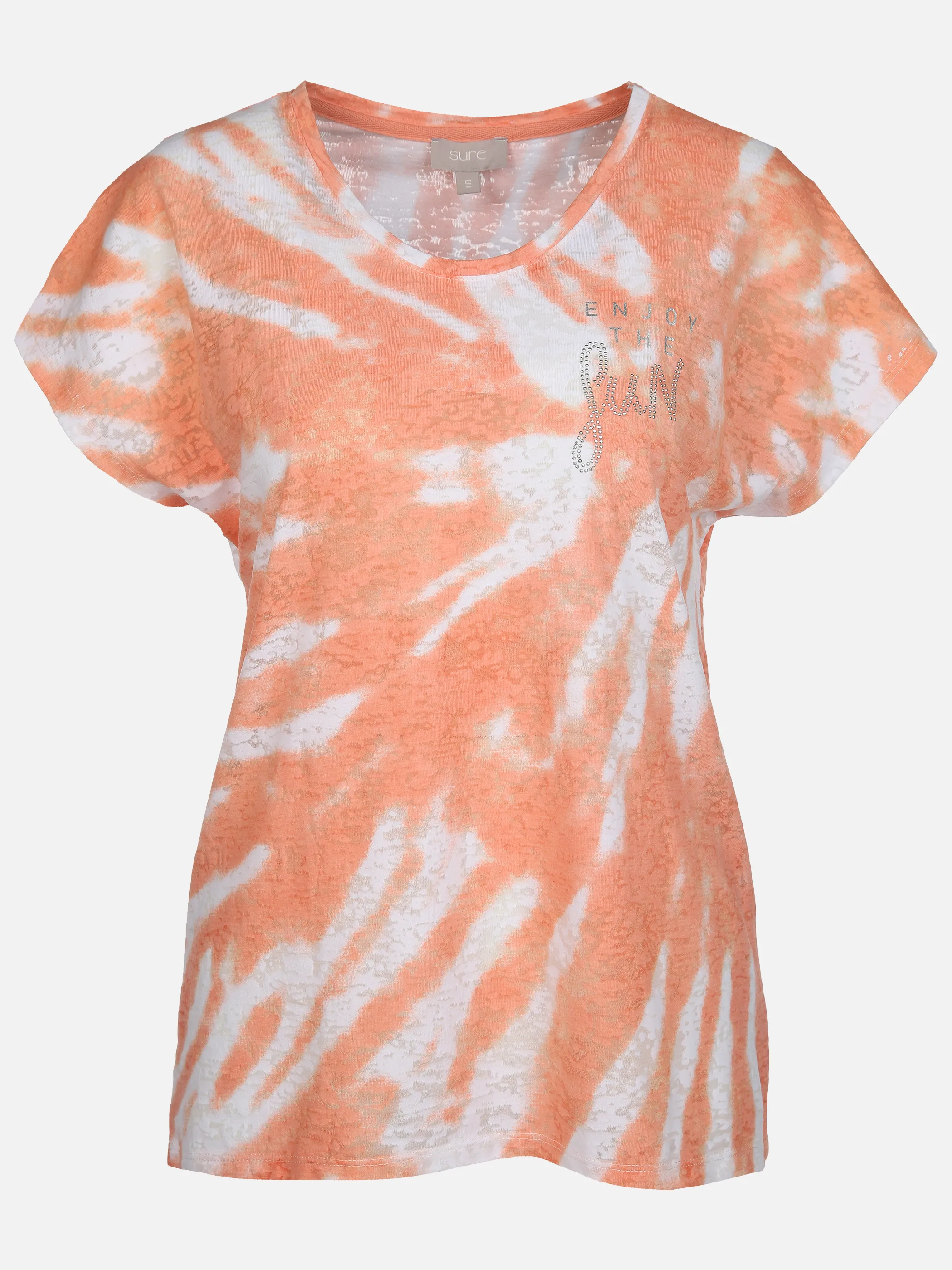 Sure Da-T-Shirt m. Batikdruck Orange 889927 PAPAYA 1