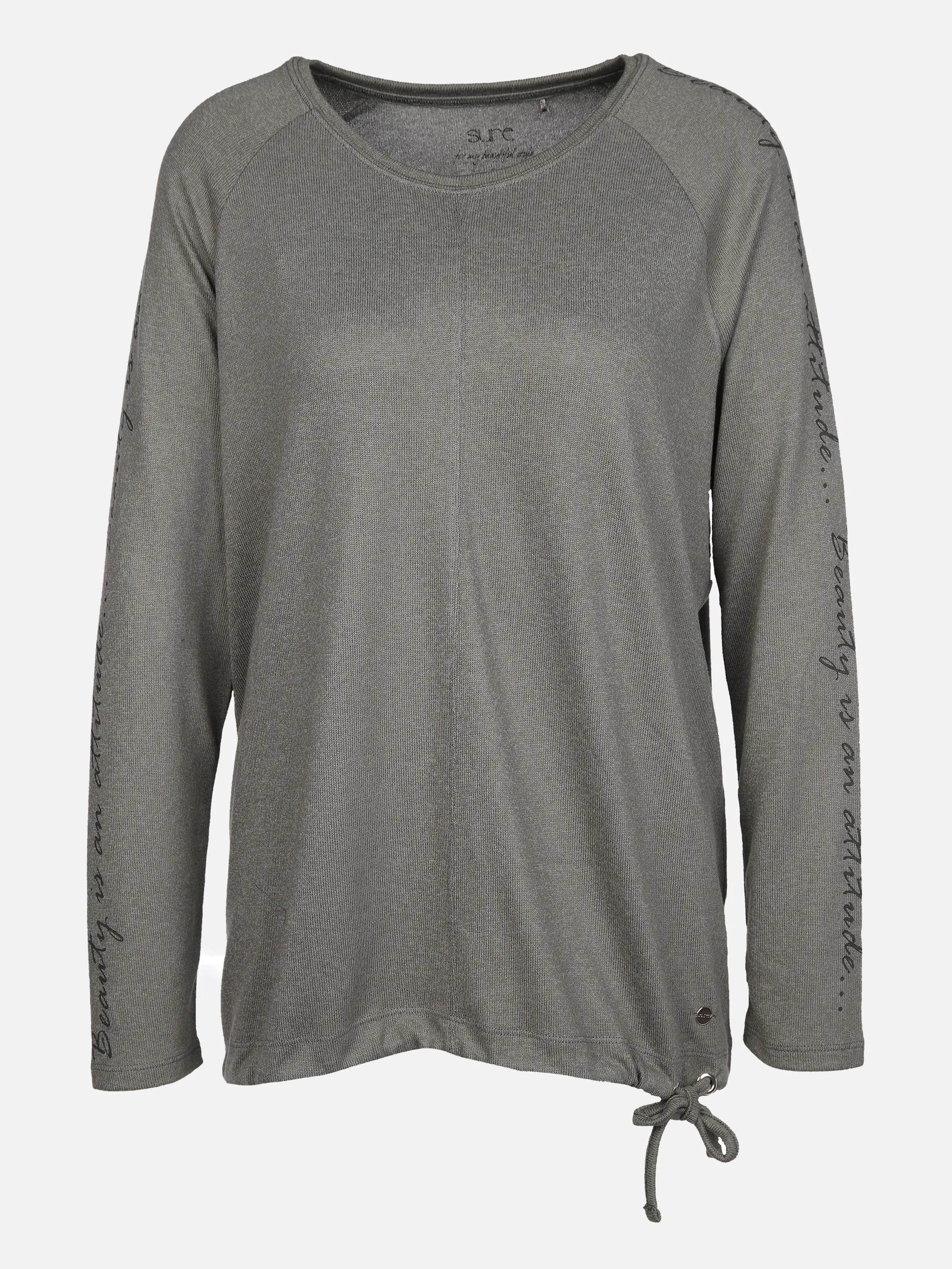 Sure Da-Shirt m. Tunnelzug Grün 852510 OLIV MEL 1 Sure Da-Shirt m. Tunnelzug Grün 852510 OLIV MEL 1