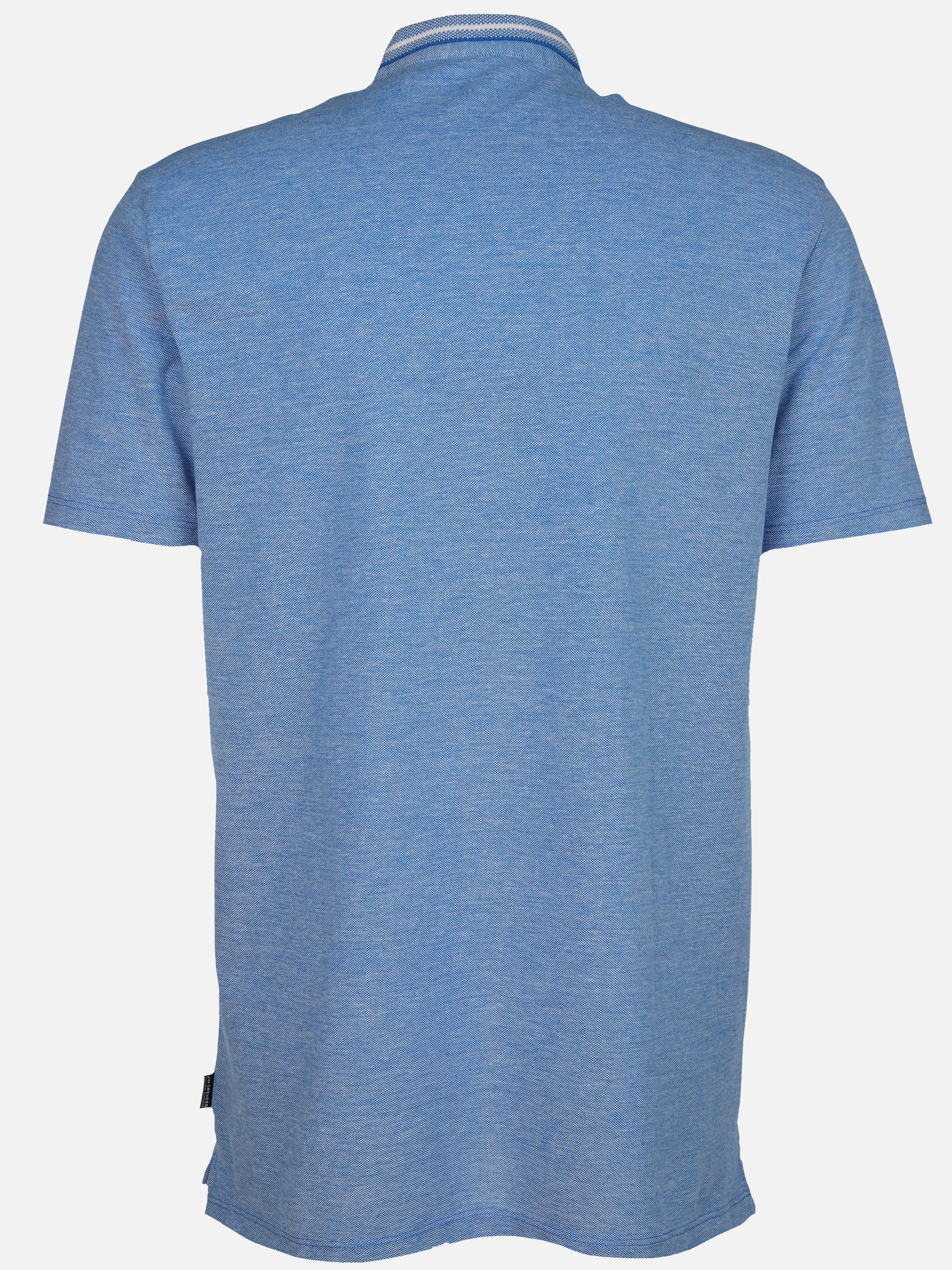Jim Spencer He. Polohirt 1/2 Arm Steh Kragen Blau 906258 BLUE 2