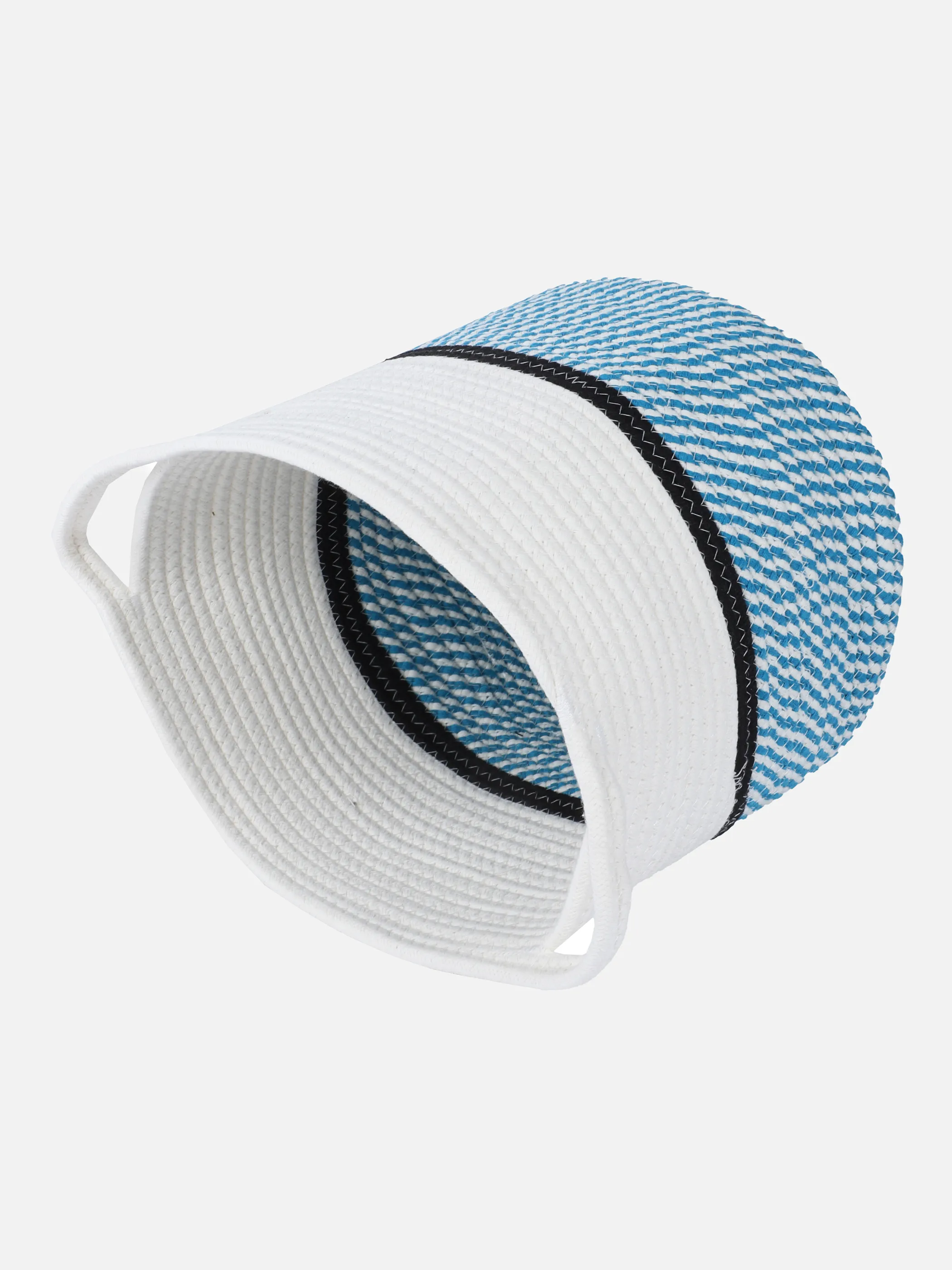 Deko Artikel Aufbewahrungskorb 27x27x27cm Blau 861692 BLAU/GRAU 2 Deko Artikel Aufbewahrungskorb 27x27x27cm Blau 861692 BLAU/GRAU 2