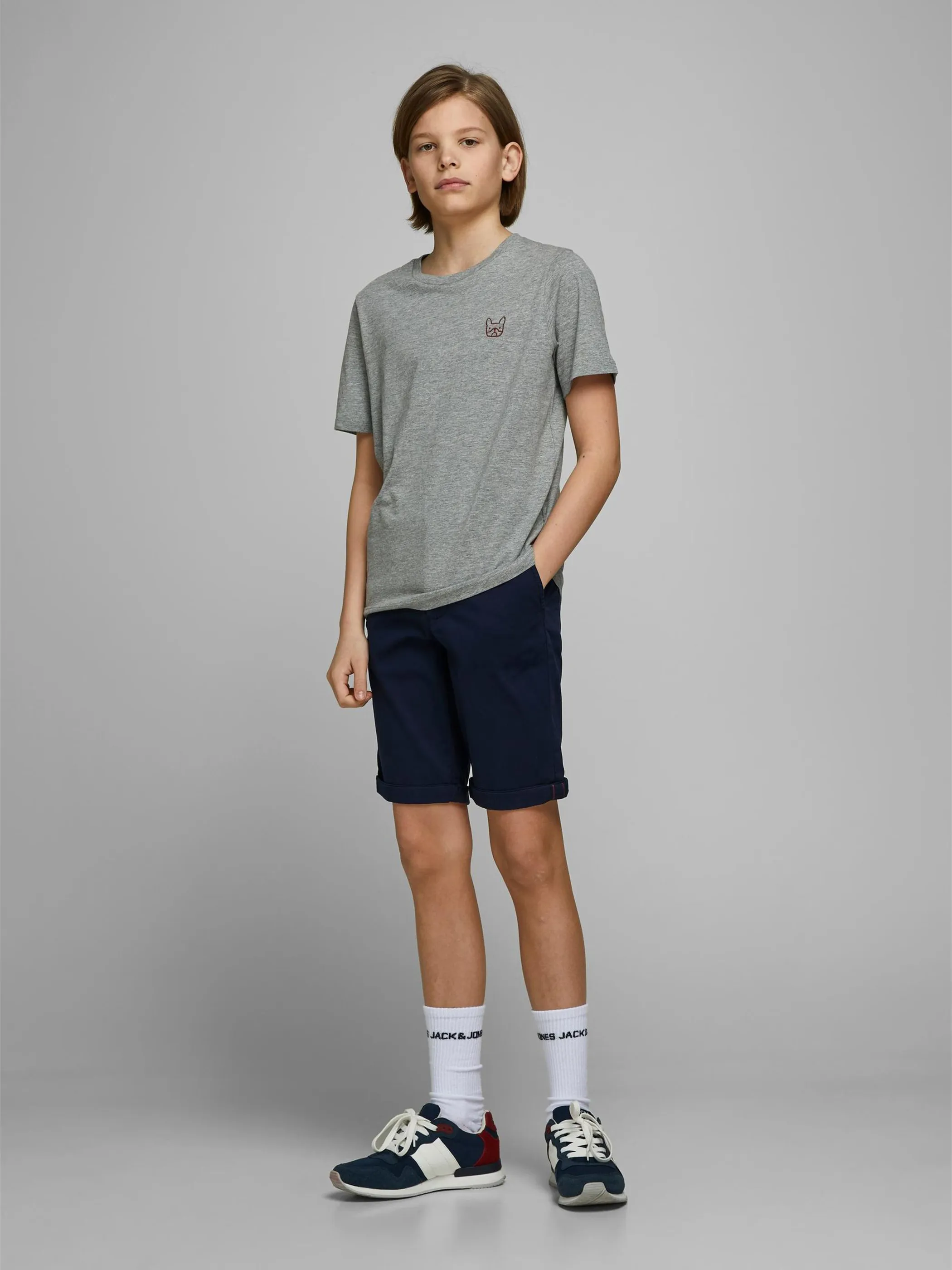 Jack&Jones Junior 12172213 JPSTBOWIE JJSHORTS SO Blau 862972 175876 3