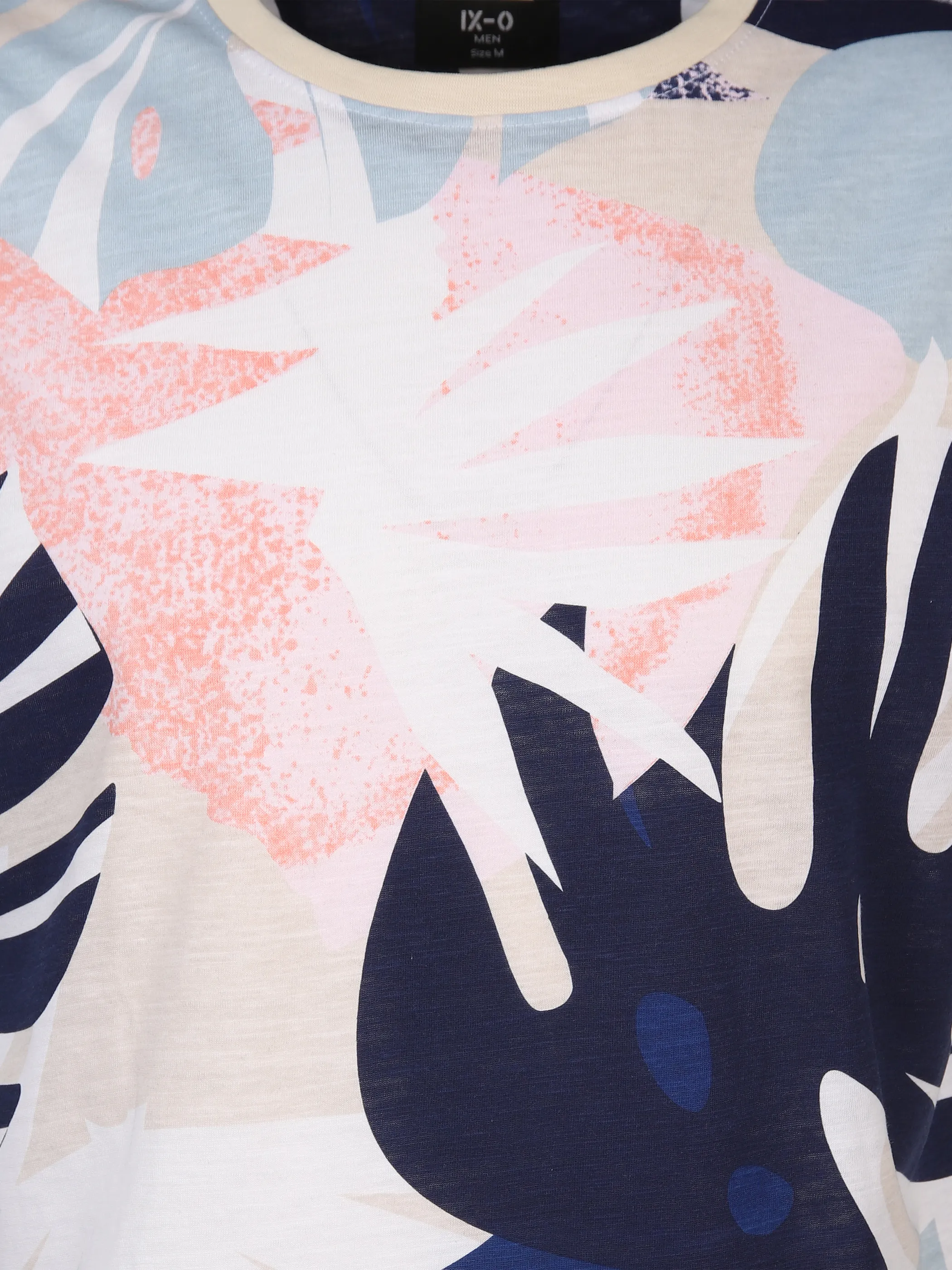 IX-O YF-He T-Shirt "Relaxed Fit" Blau 893515 WHITE 3