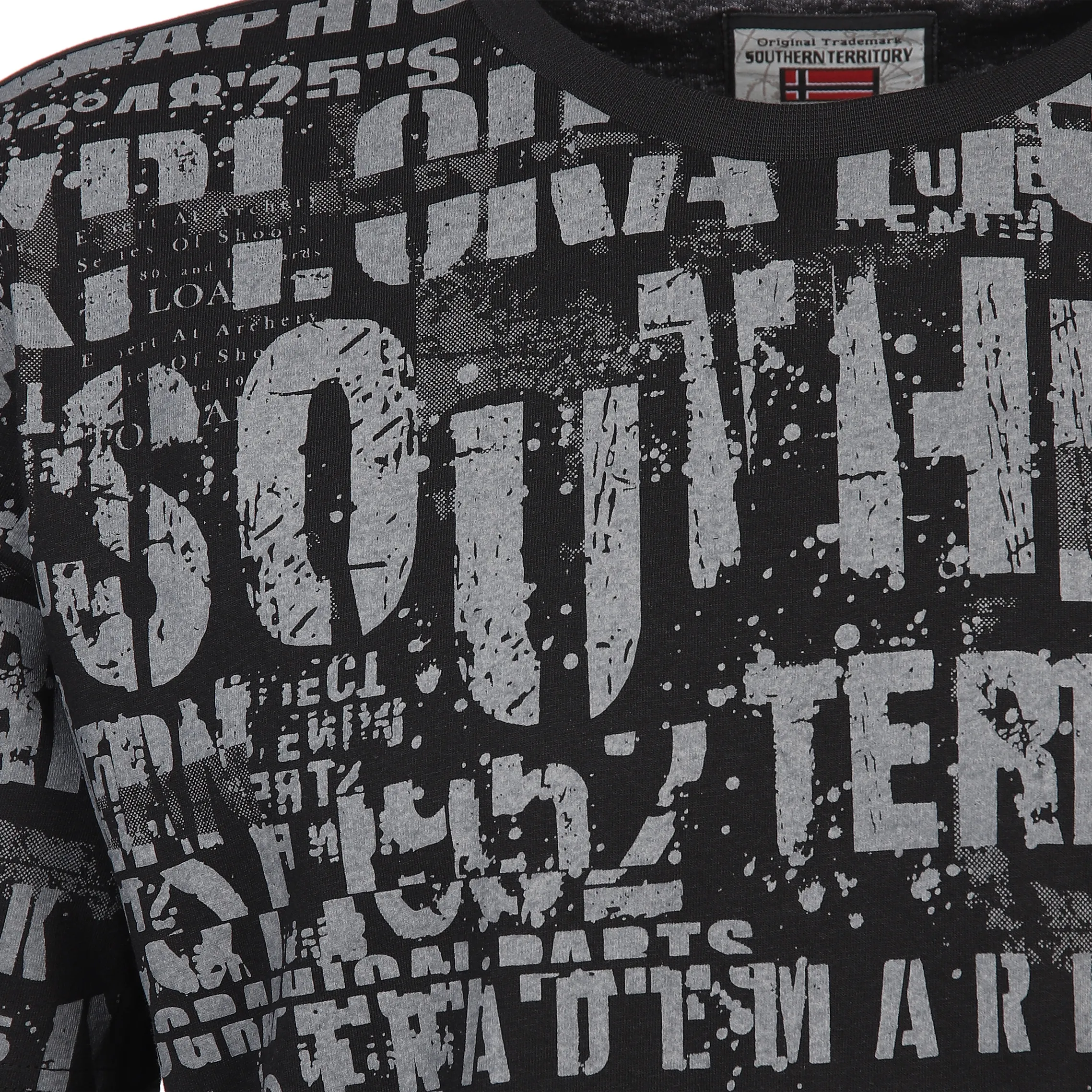Southern Territory He. T-Shirt 1/2 Arm allover washer Schwarz 885861 BLACK 3 Southern Territory He. T-Shirt 1/2 Arm allover washer Schwarz 885861 BLACK 3