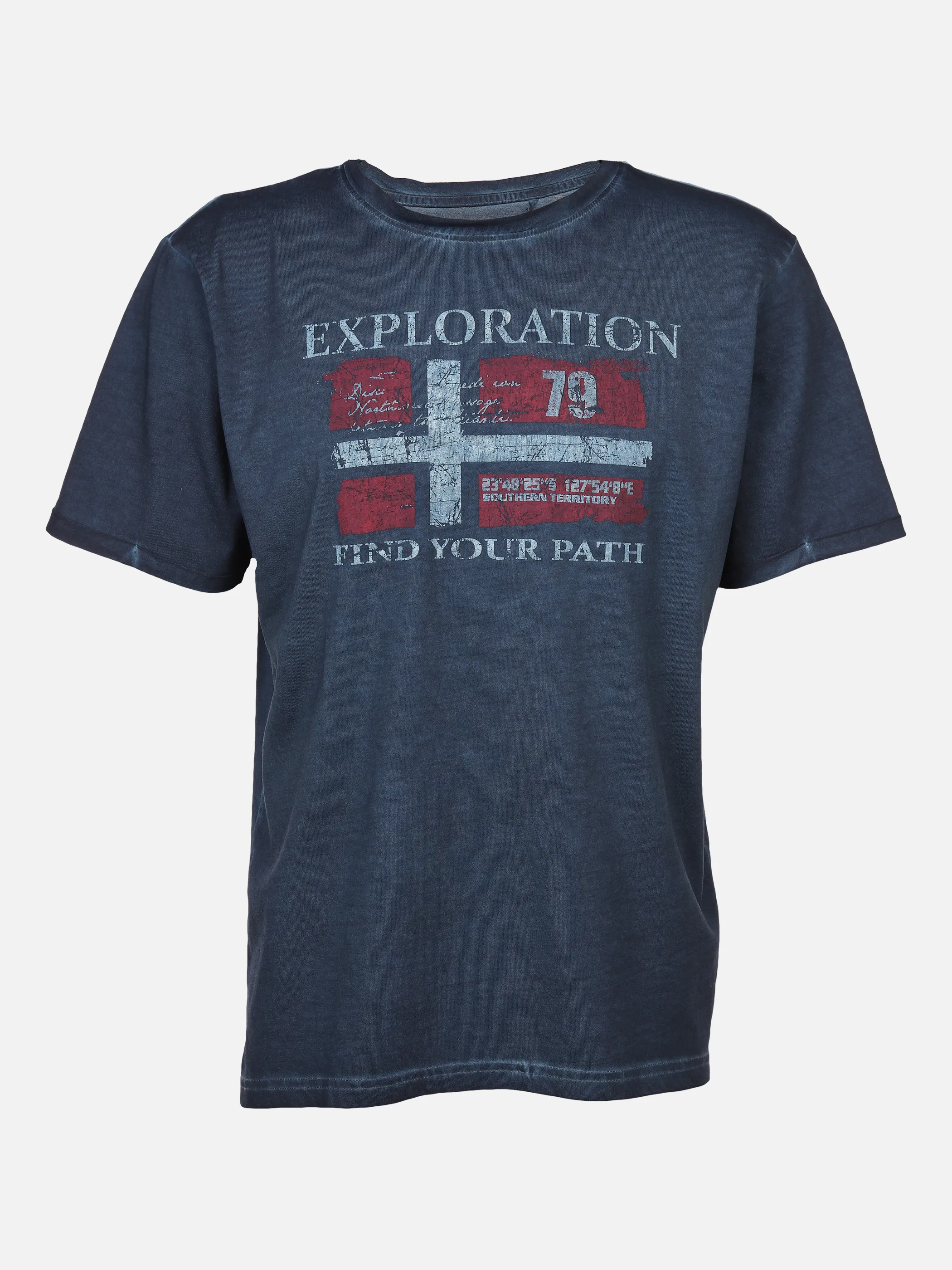 Southern Territory He. T-Shirt 1/2 Arm Logo Marine 873380 NAVY 1 Southern Territory He. T-Shirt 1/2 Arm Logo Marine 873380 NAVY 1