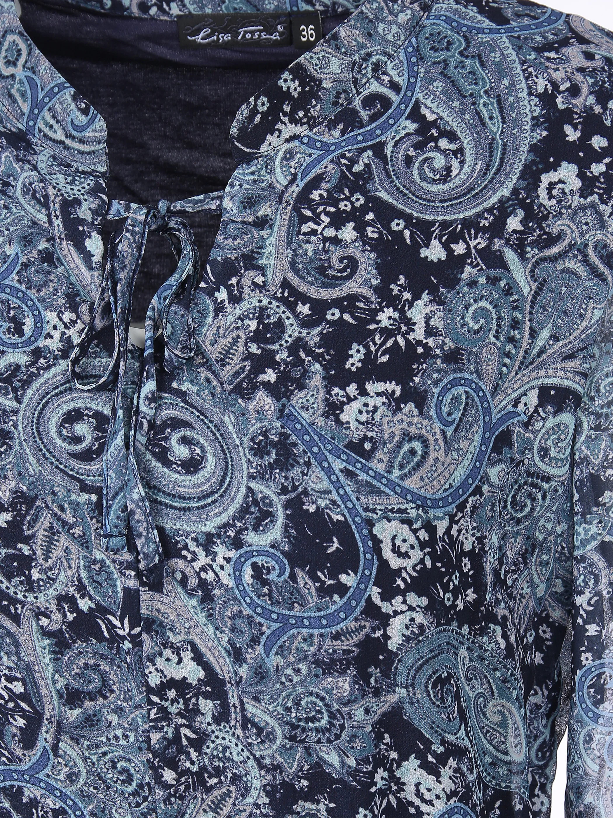 Lisa Tossa Da-Chiffonkleid Alloverpaisley Grün 851985 SALBEI PAI 3