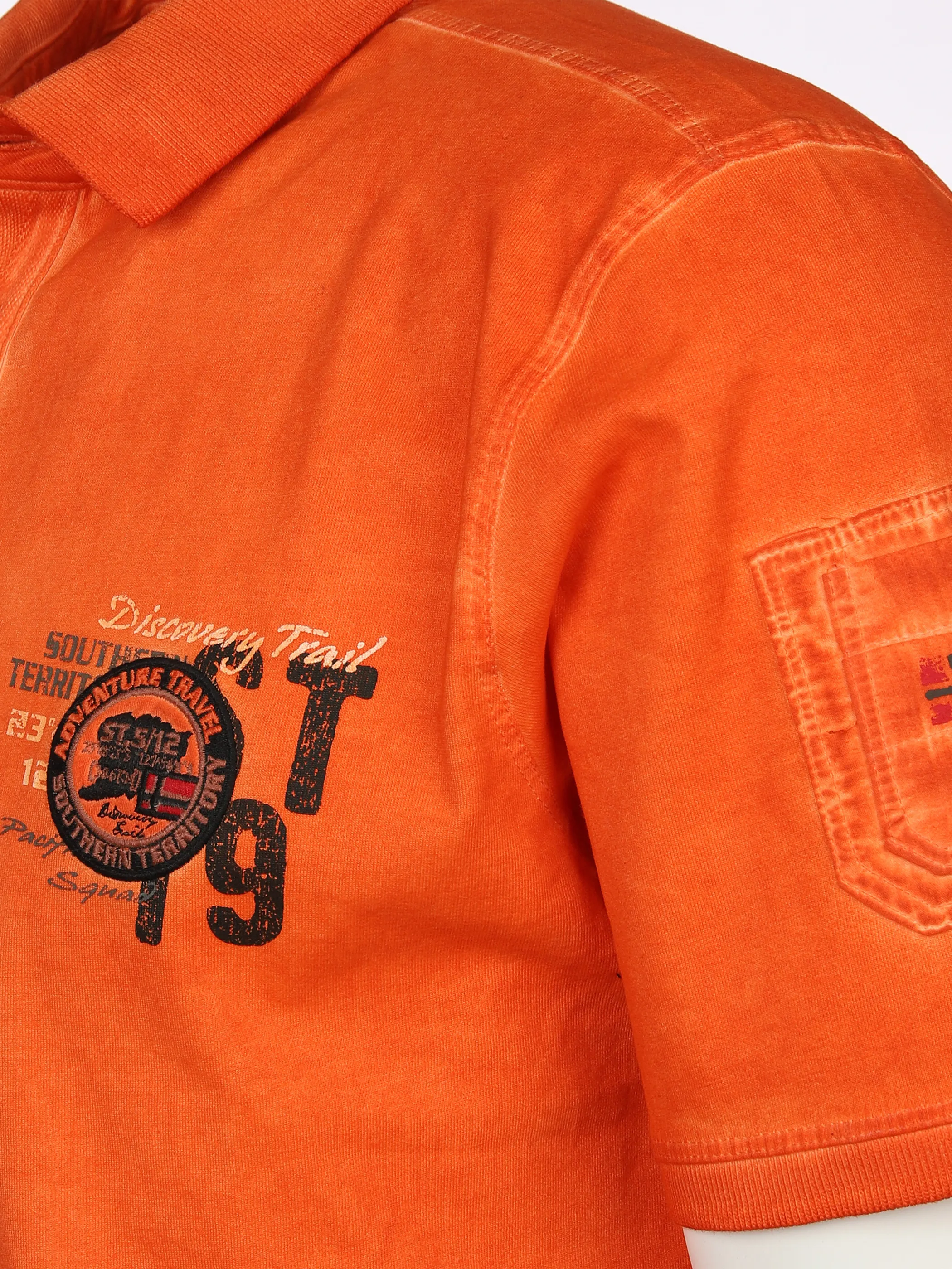 Southern Territory He. Poloshirt 1/2 Arm Orange 873019 ORANGE 3 Southern Territory He. Poloshirt 1/2 Arm Orange 873019 ORANGE 3