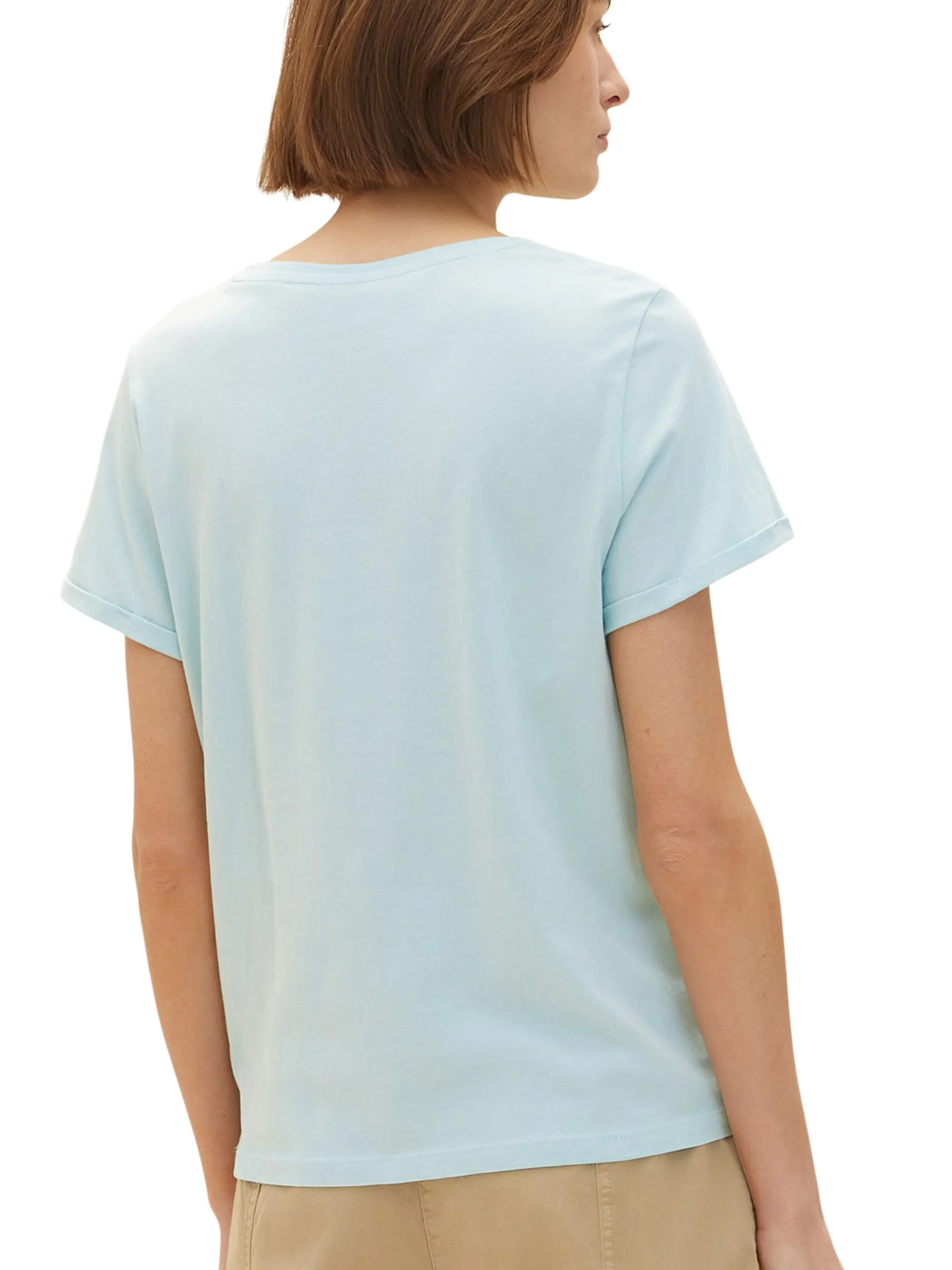 Tom Tailor 1035470 T-shirt frontprint Türkis 874879 30463 2 Tom Tailor 1035470 T-shirt frontprint Türkis 874879 30463 2