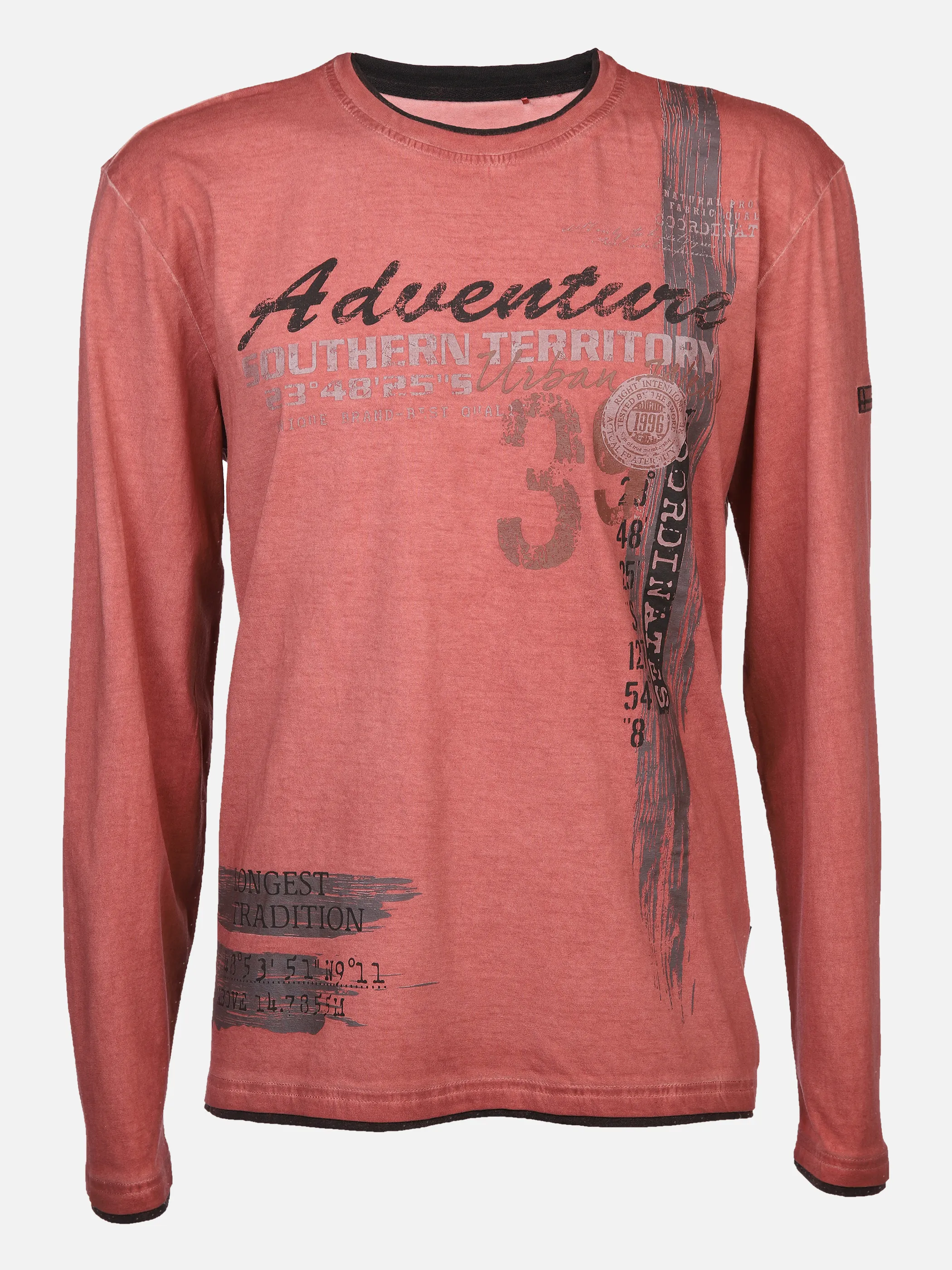 Southern Territory He. T-Shirt 1/1 Arm 2in1 Druck Orange 871382 ORANGE 1 Southern Territory He. T-Shirt 1/1 Arm 2in1 Druck Orange 871382 ORANGE 1