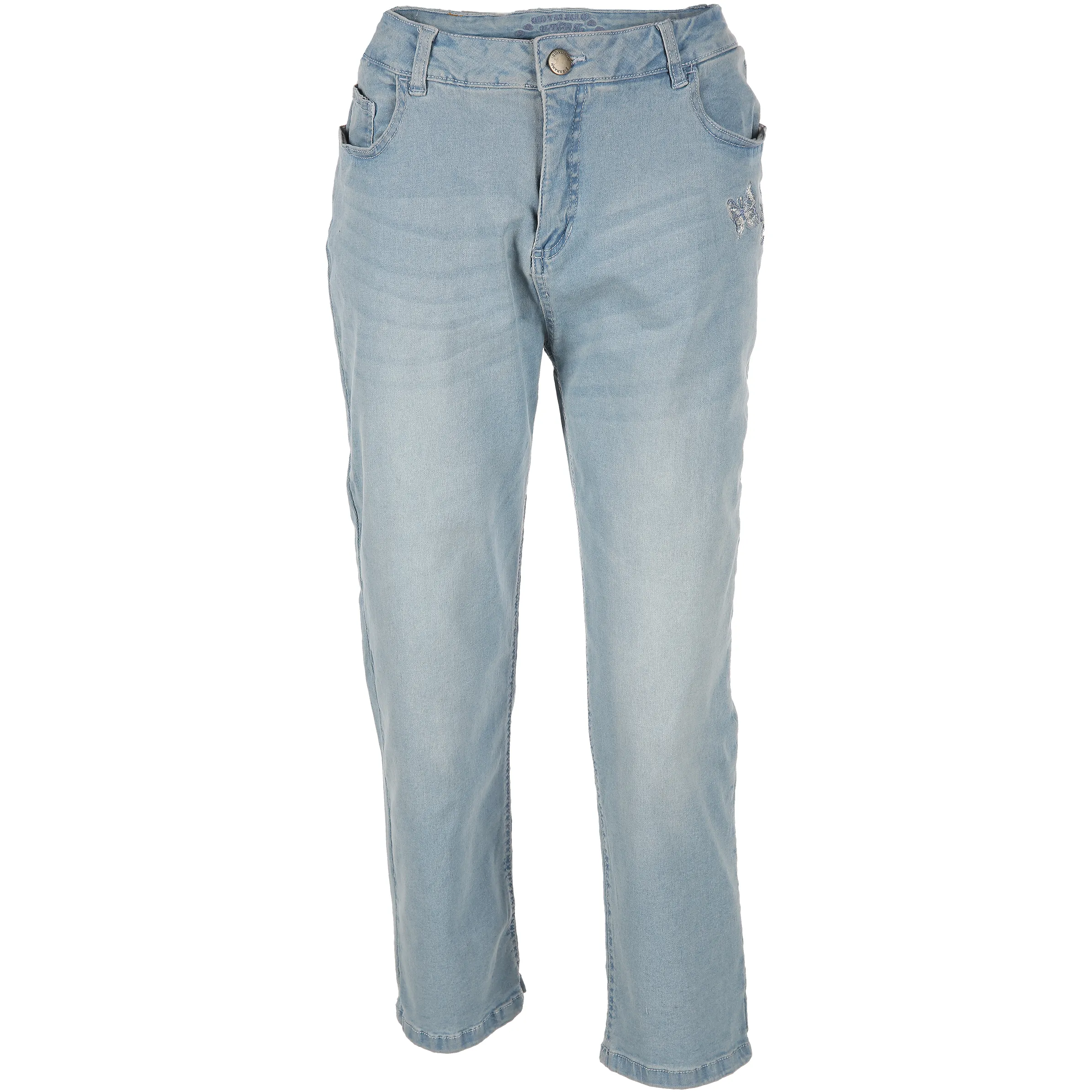 Birkhahn Mode und Tracht Da-Landhaus 7/8 Hose Blau 773608 DENIM BLAU 1