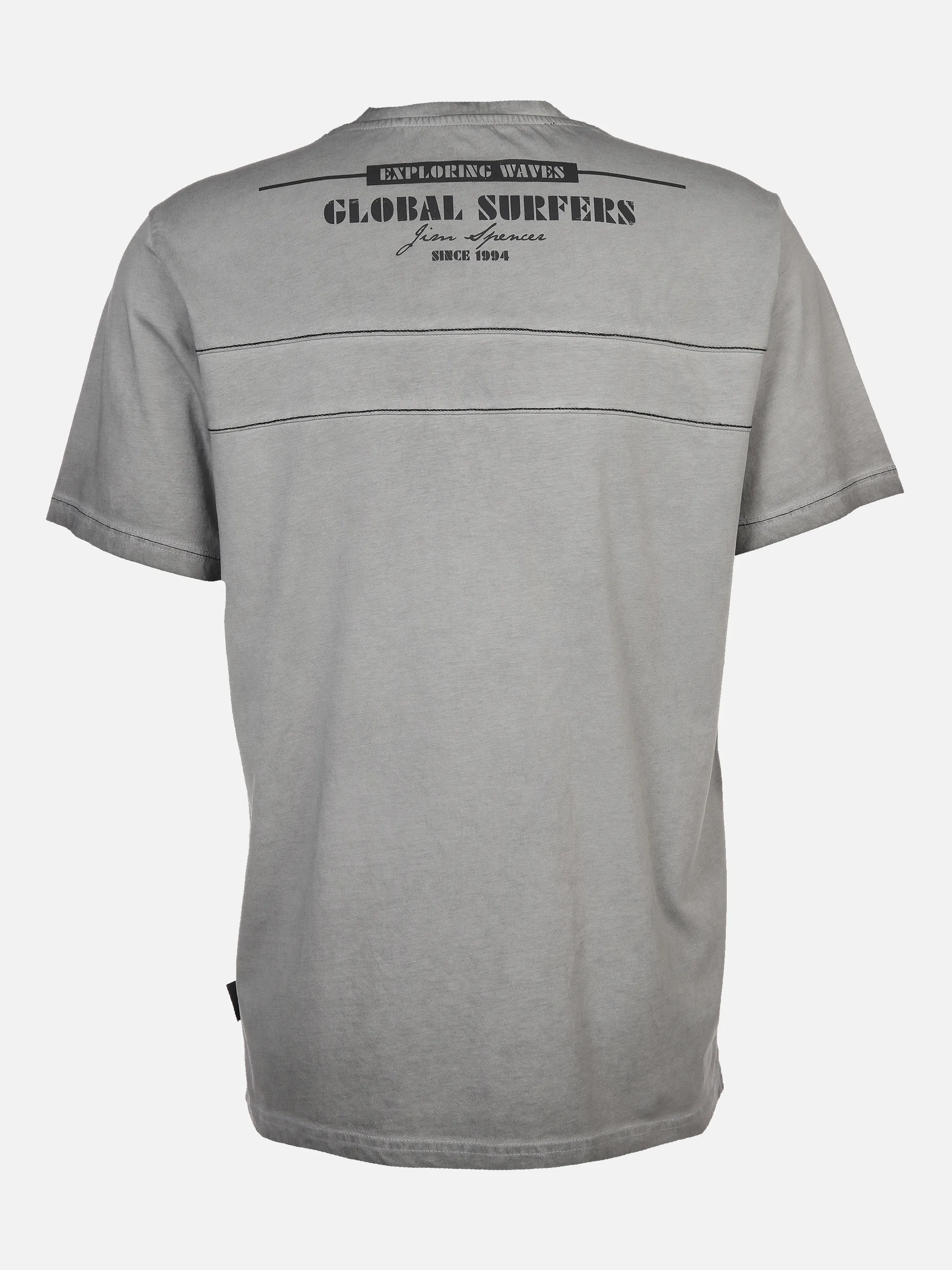 Jim Spencer He. Henleyshirt 1/2 Arm washer snap Grau 884158 GREY 2 Jim Spencer He. Henleyshirt 1/2 Arm washer snap Grau 884158 GREY 2
