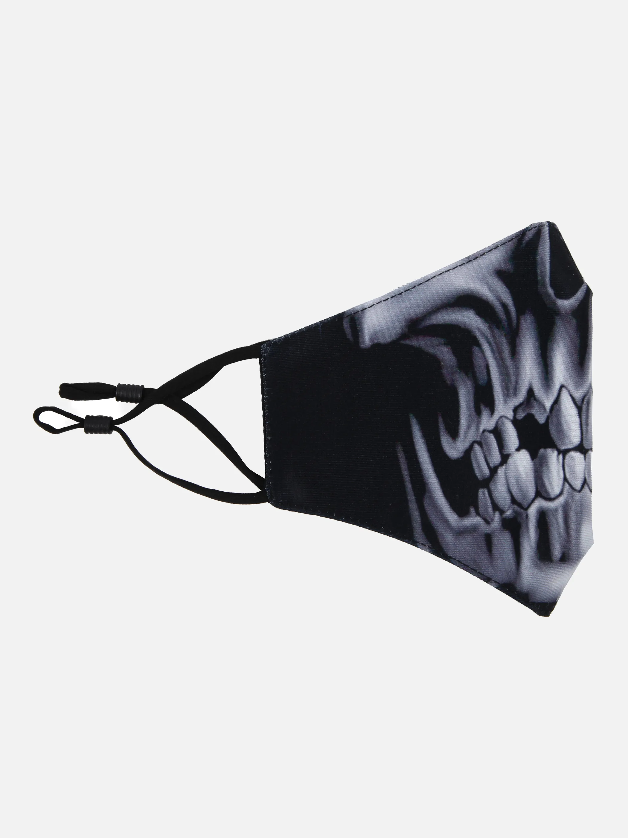 Stoffmaske Fotodruck Schwarz 847858 SKULL WHIT 3 Stoffmaske Fotodruck Schwarz 847858 SKULL WHIT 3