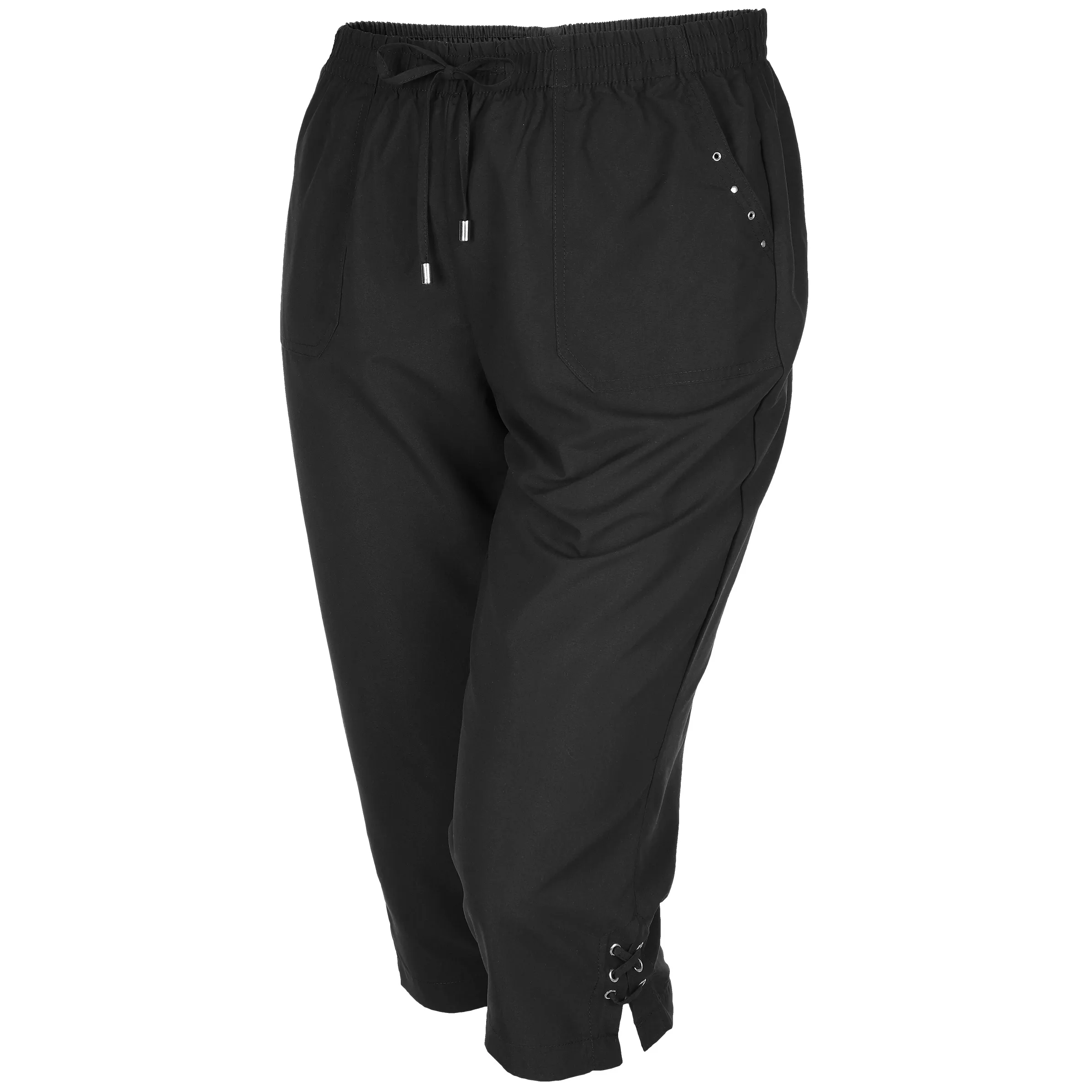 Sonja Blank Da-gr.Gr. Capri-Hose Schwarz 877285 SCHWARZ 1 Sonja Blank Da-gr.Gr. Capri-Hose Schwarz 877285 SCHWARZ 1